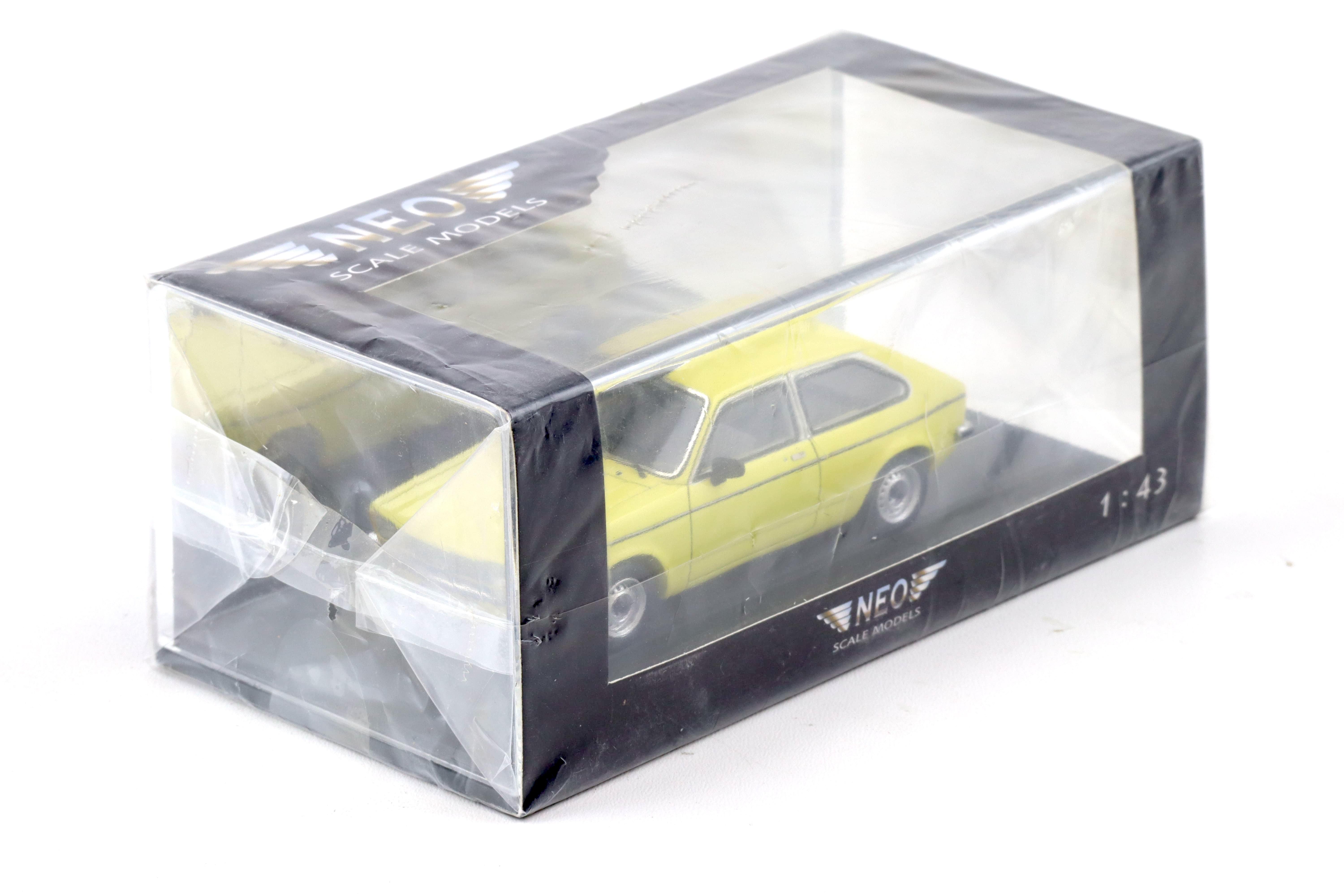 1:43 NEO Opel Kadett City 1978 yellow 43070