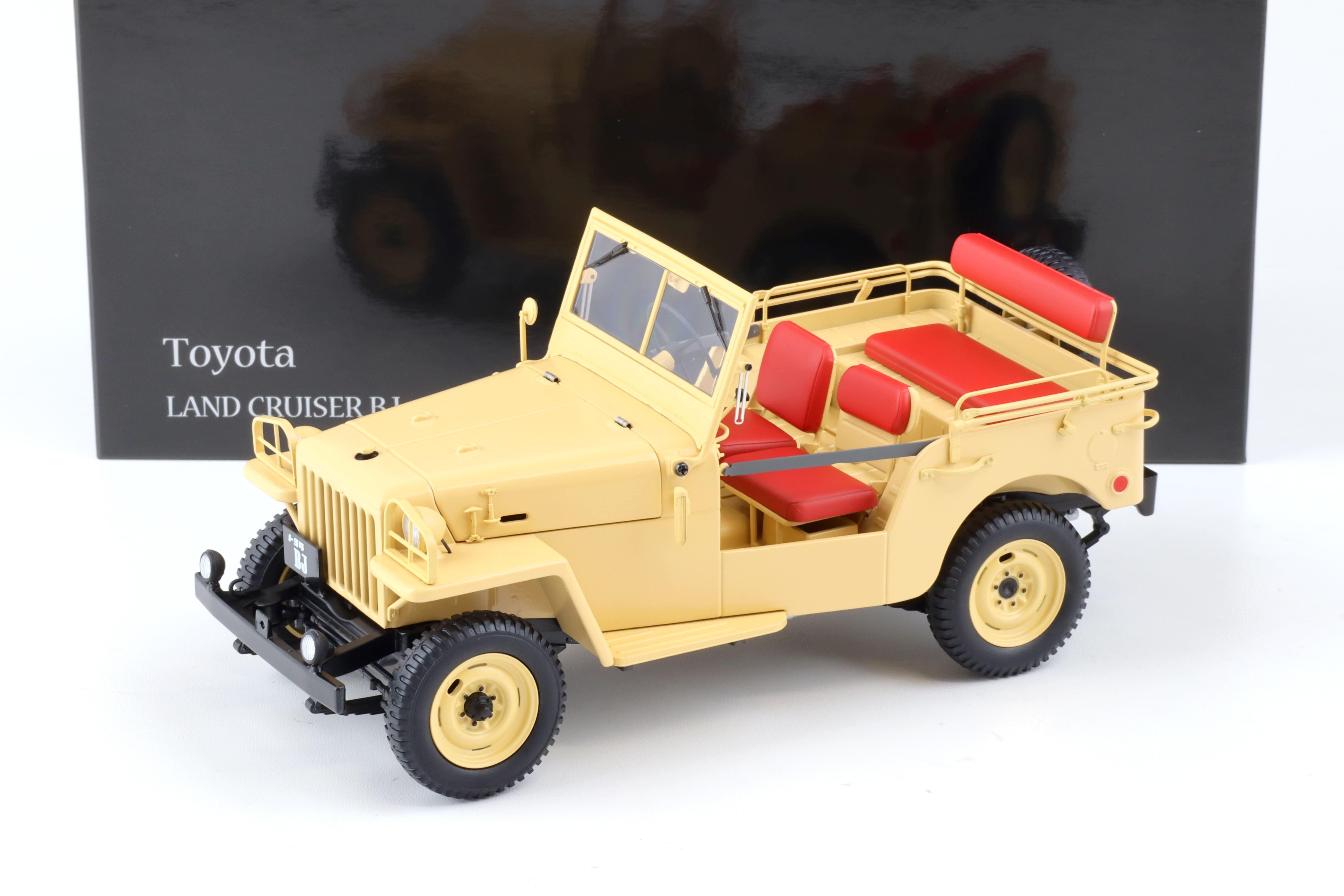 1:18 Kyosho 1951 Toyota Land Cruiser BJ 4x4 beige 08959BE