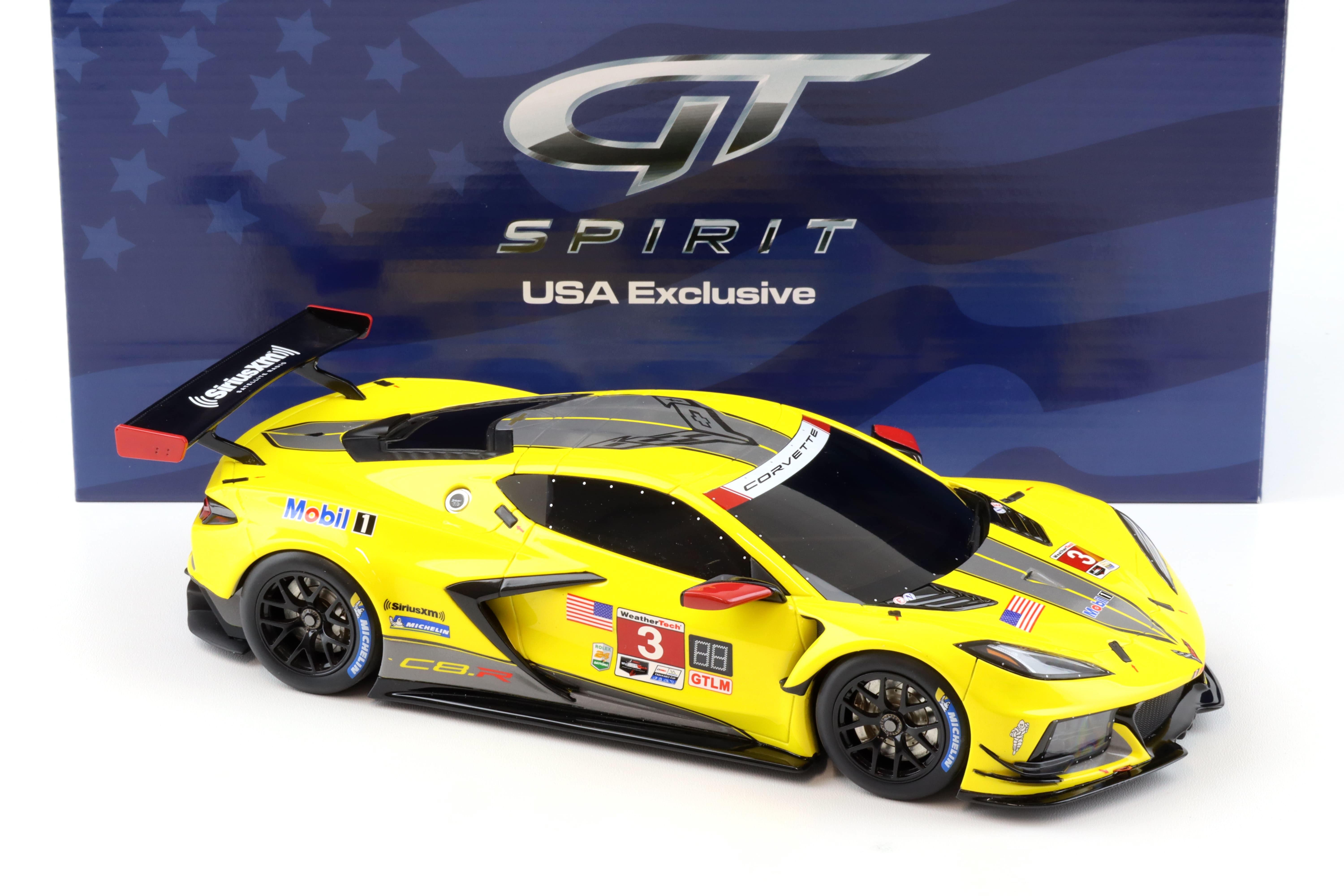 1:18 GT Spirit ACME US032 Chevrolet Corvette C8.R #3 yellow/ black 2020