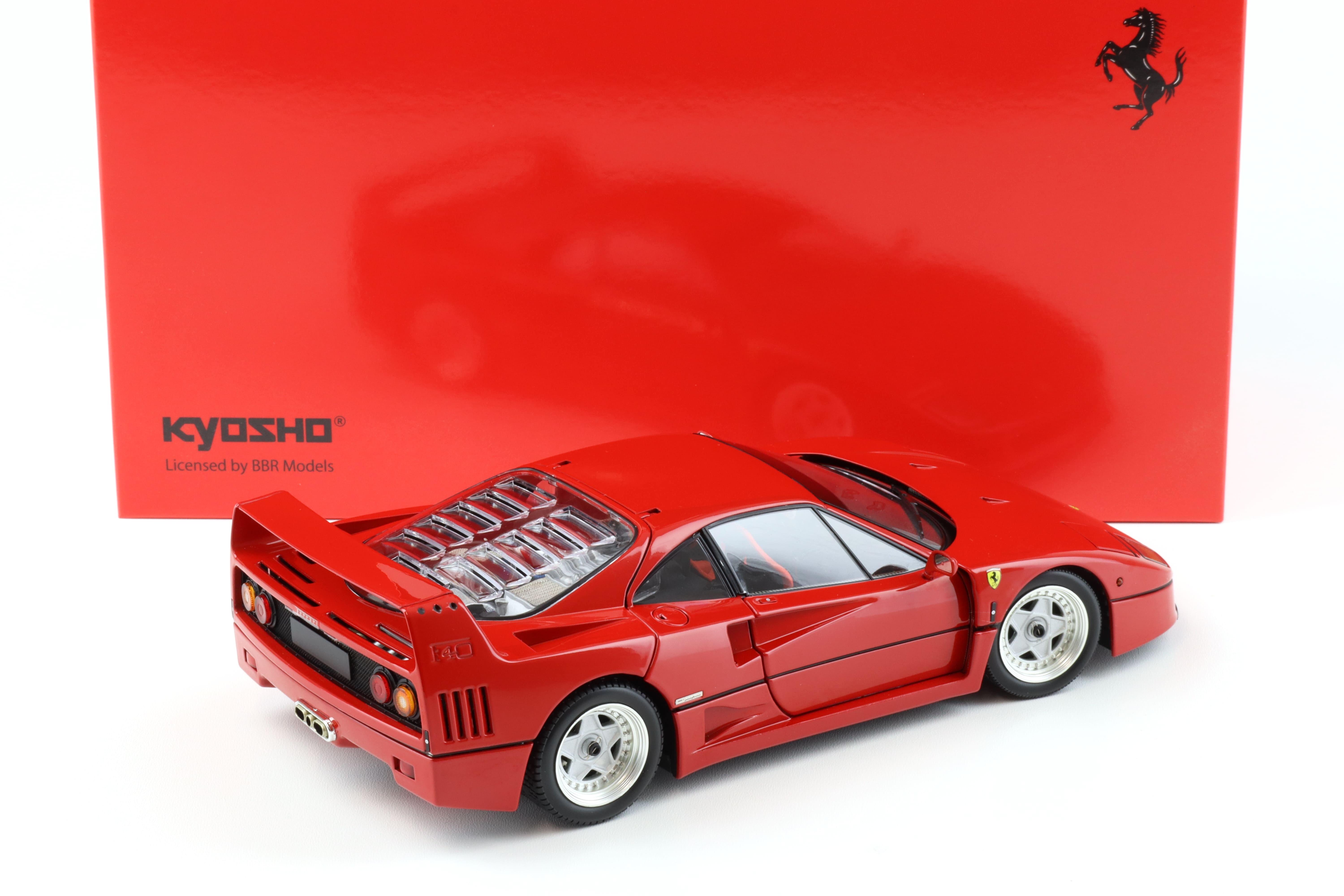 1:18 Kyosho 1987 Ferrari F40 Coupe red 08416R2 Die-Cast