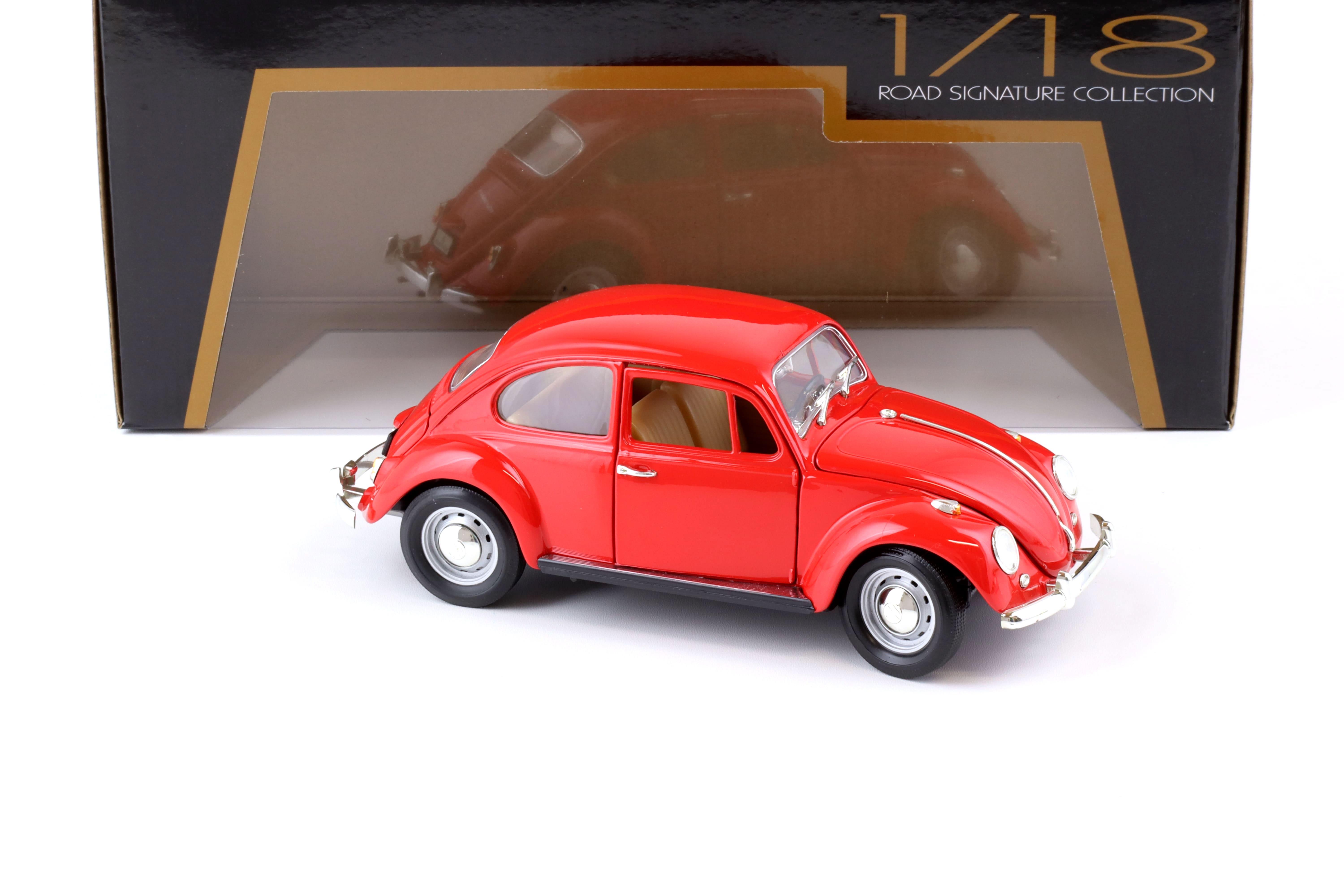 1:18 Road Signature 1967 Volkswagen VW Beetle Käfer red