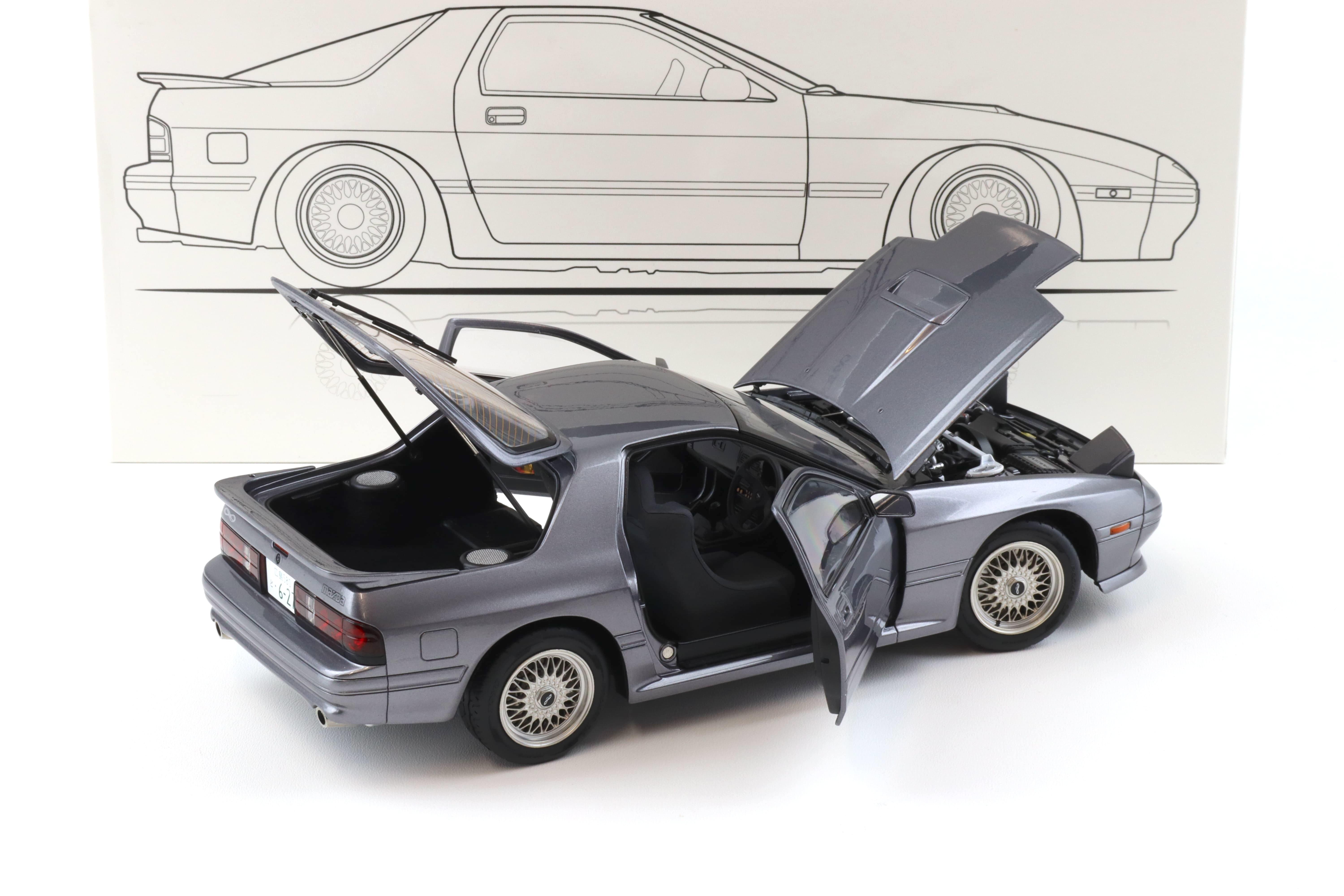 1:18 WHELART Mazda Savanna RX-7 FC3S Coupe grey metallic 