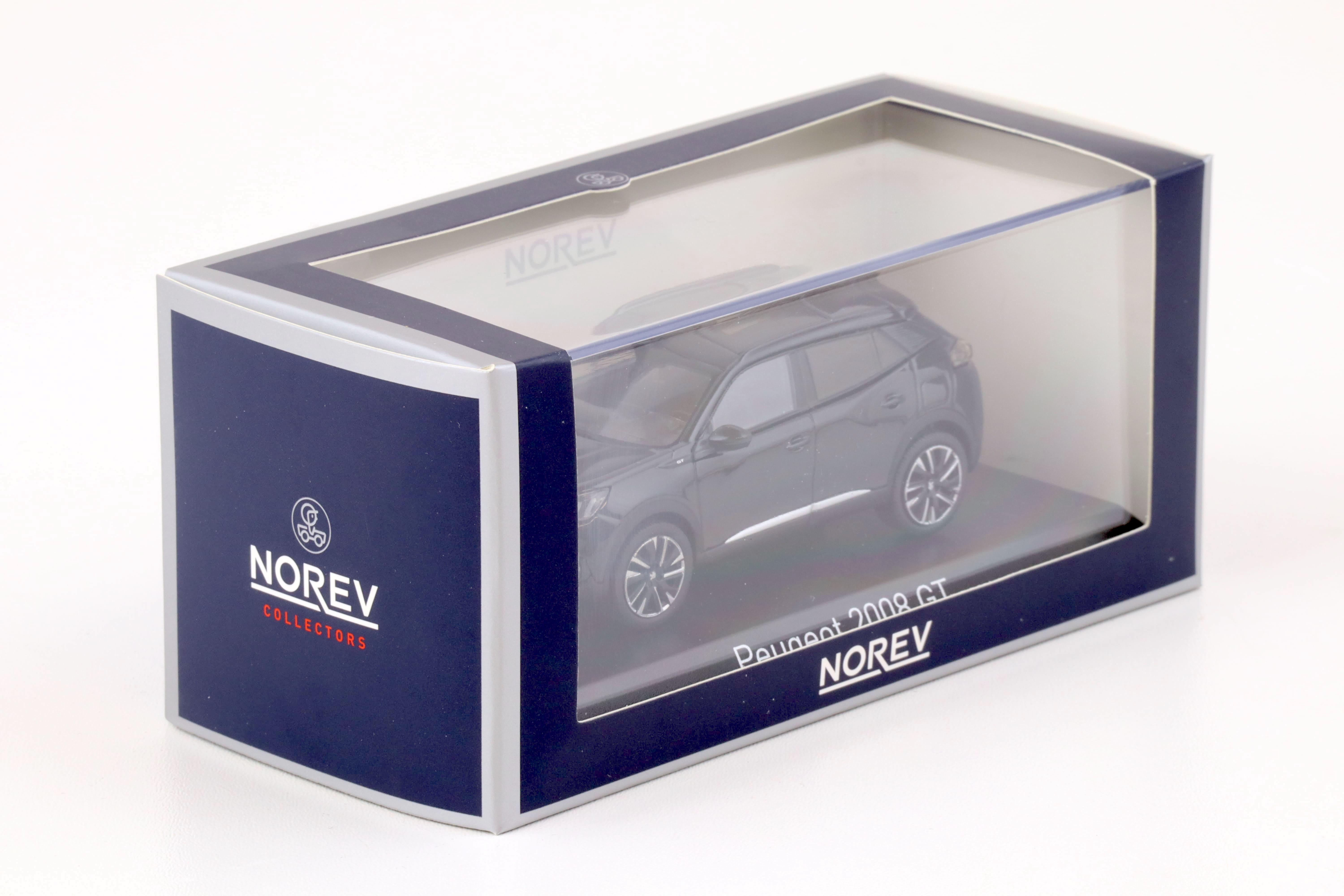 1:43 Norev Peugeot 2008 GT 2020 Perla Nera black 472865