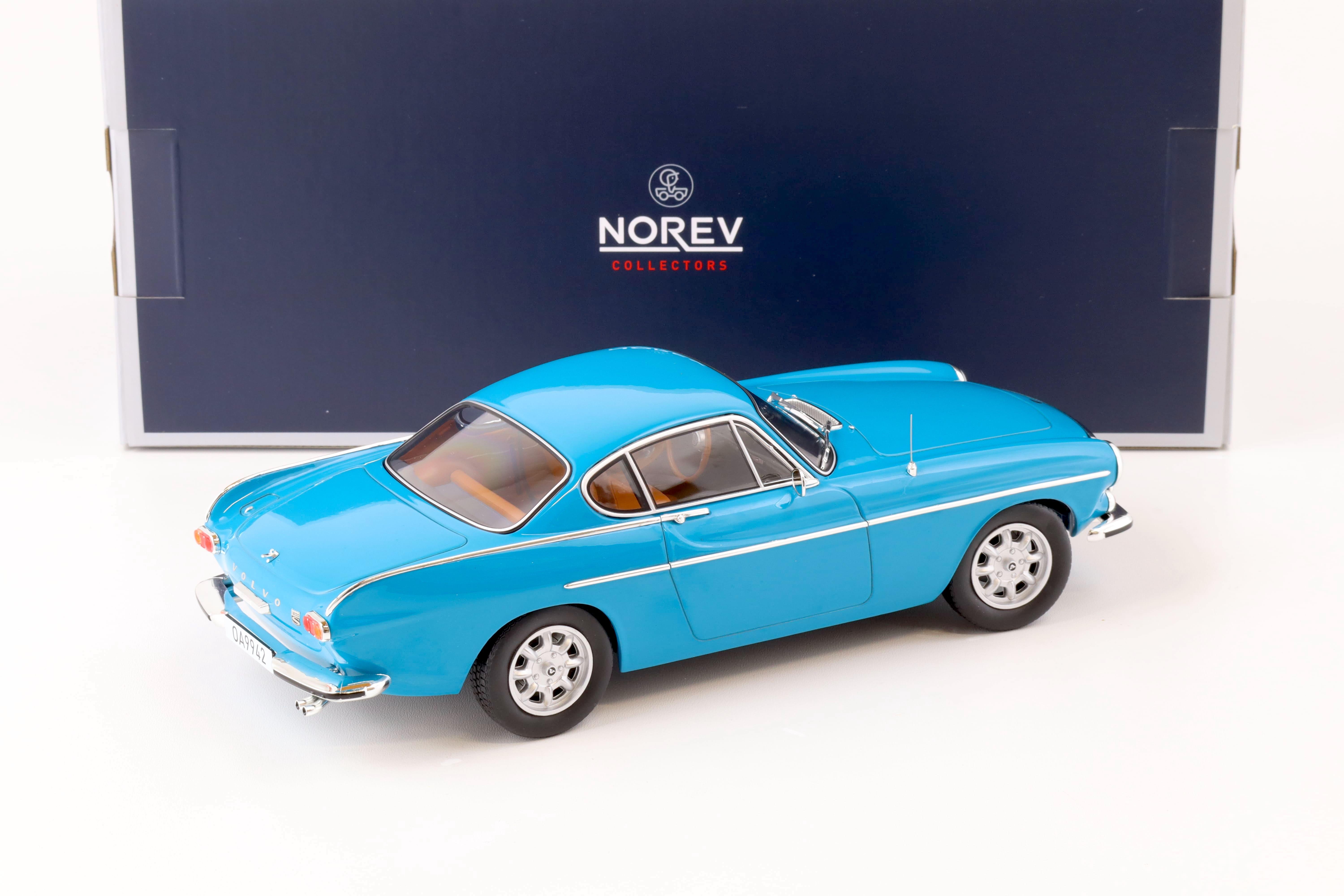 1:18 Norev Volvo 1800 S Coupe 1969 Medium blue 188702