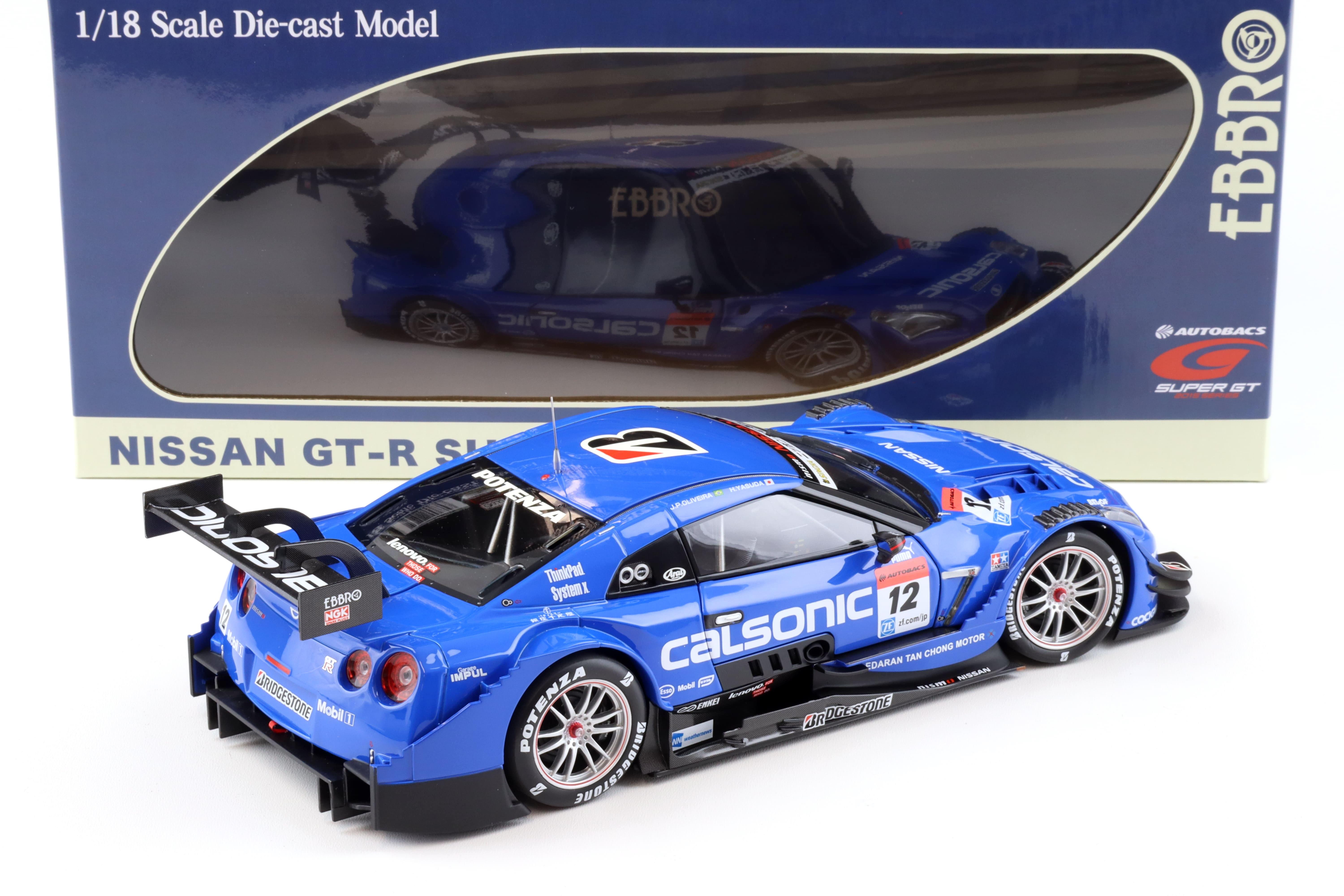 1:18 Ebbro Nissan GT-R Super GT500 2015 Rd.1 Okayama CALSONIC IMPUL #12