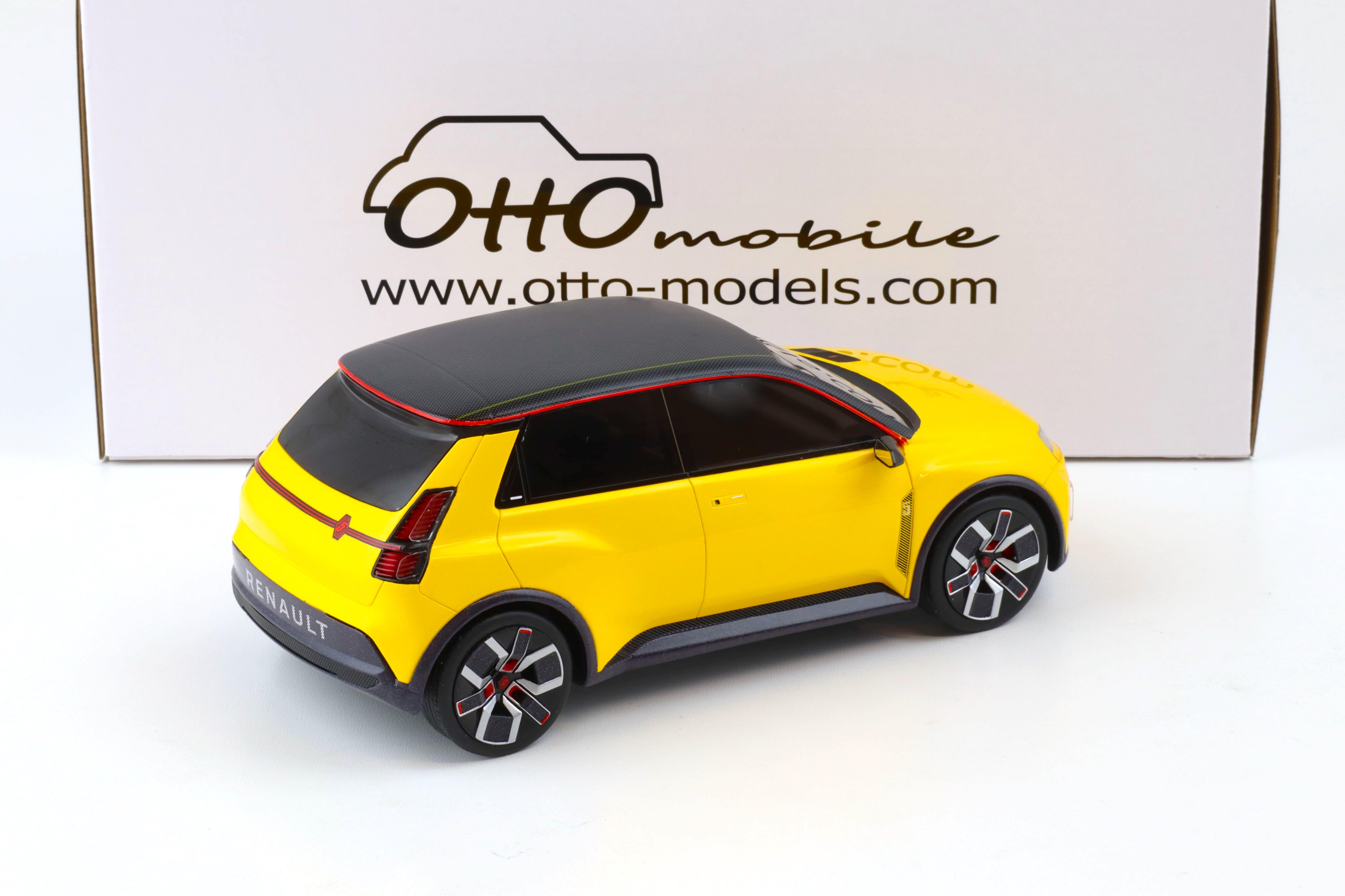 1:18 OTTO mobile OT406 Renault 5 E Tech Electric Prototype yellow 2021