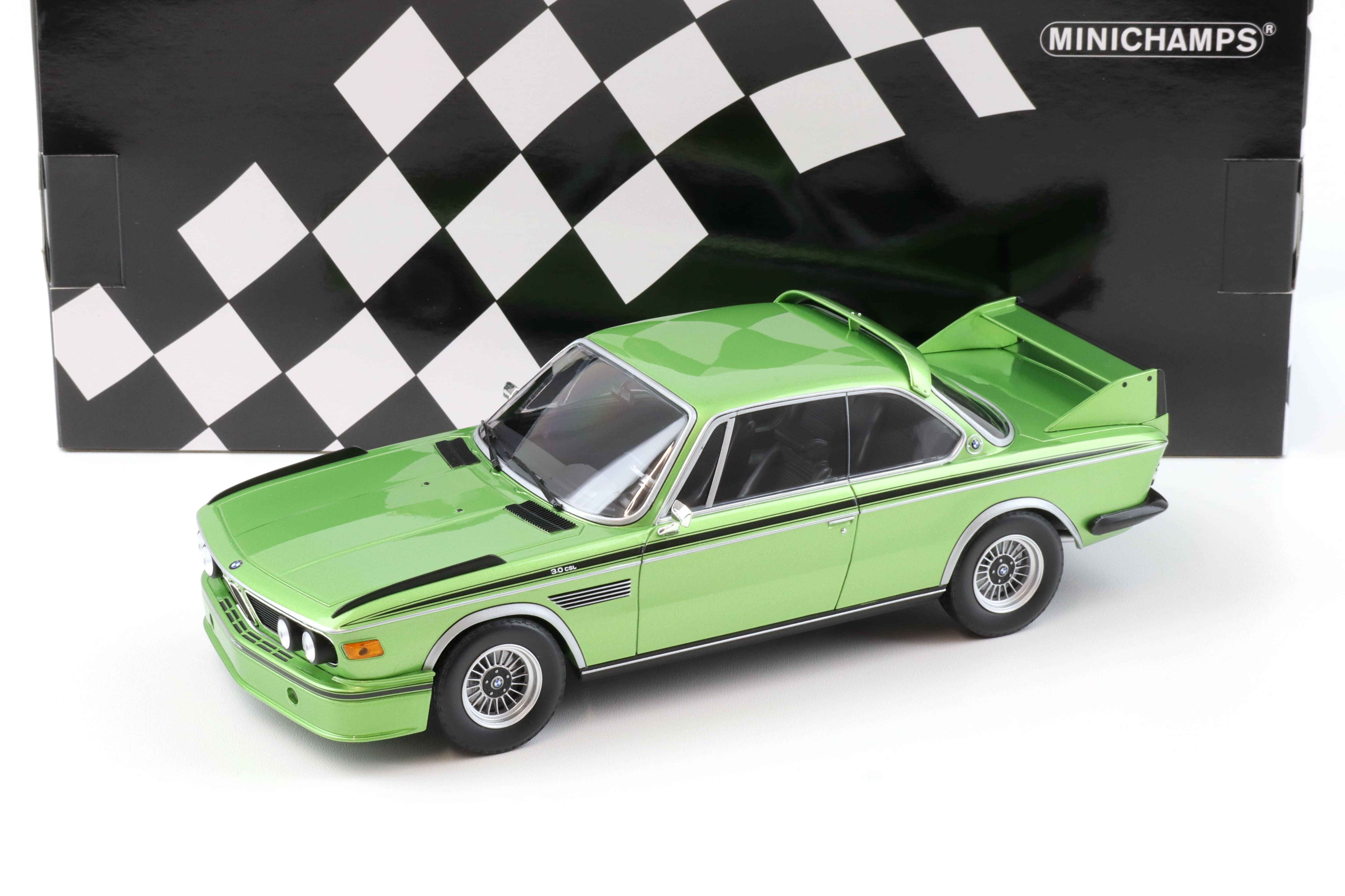 1:18 Minichamps BMW 3.0 CSL Coupe 1973 green metallic