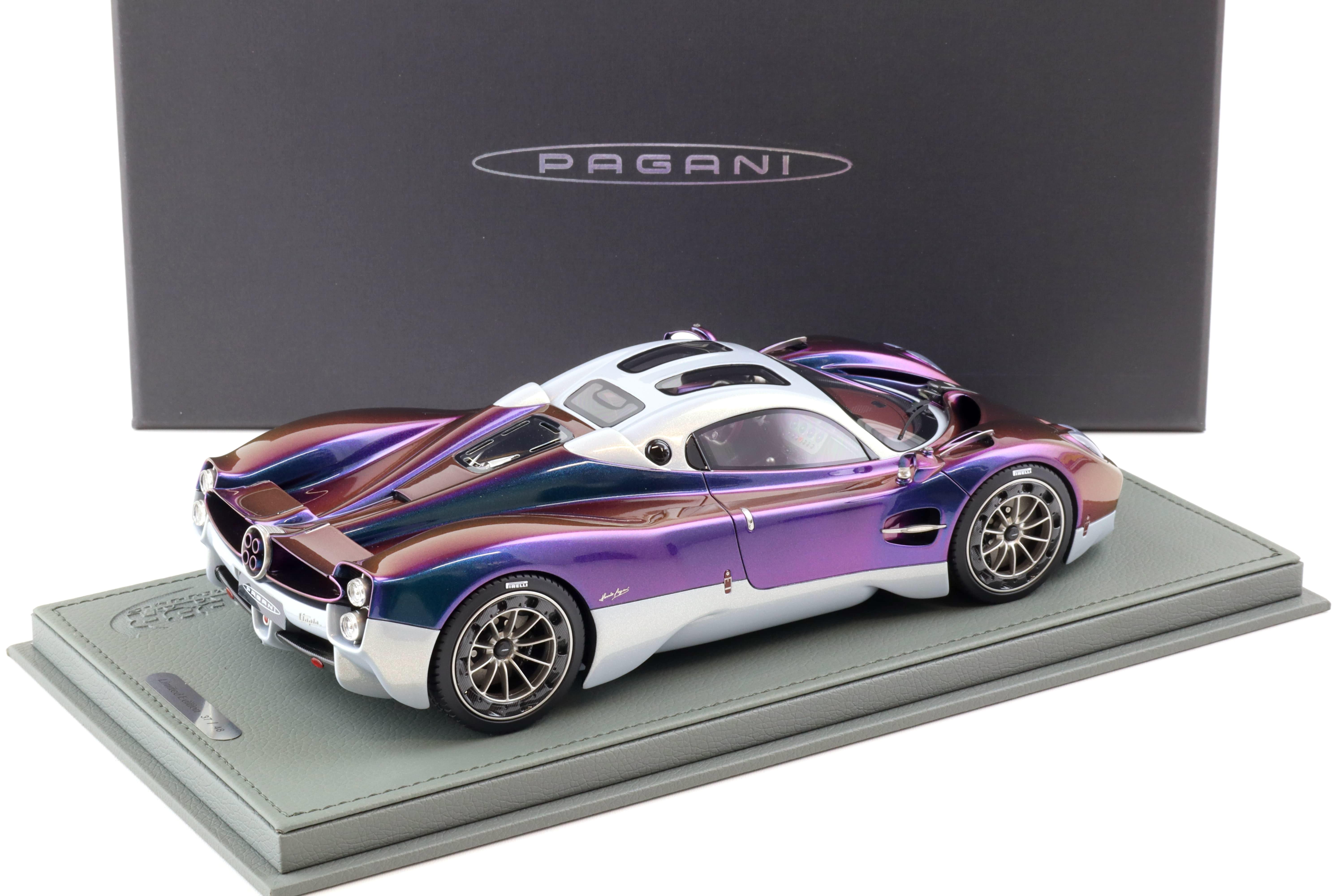 1:18 BBR Pagani Utopia Chamaleon and metallic silver - Limited 48 pcs.