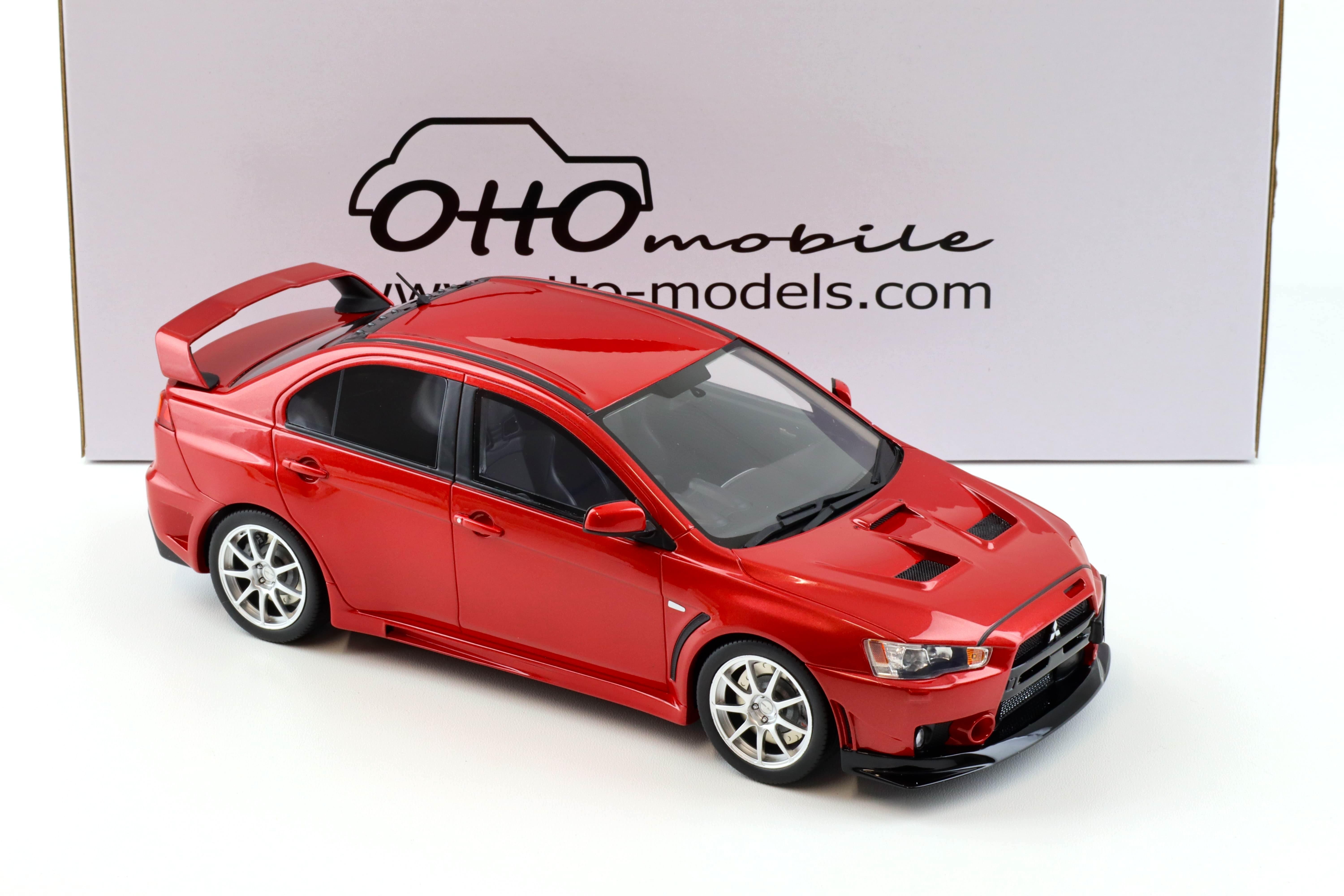 1:18 OTTO mobile OT1084 Mitsubishi Lancer EVO X FQ400 Sedan Orient red 2012