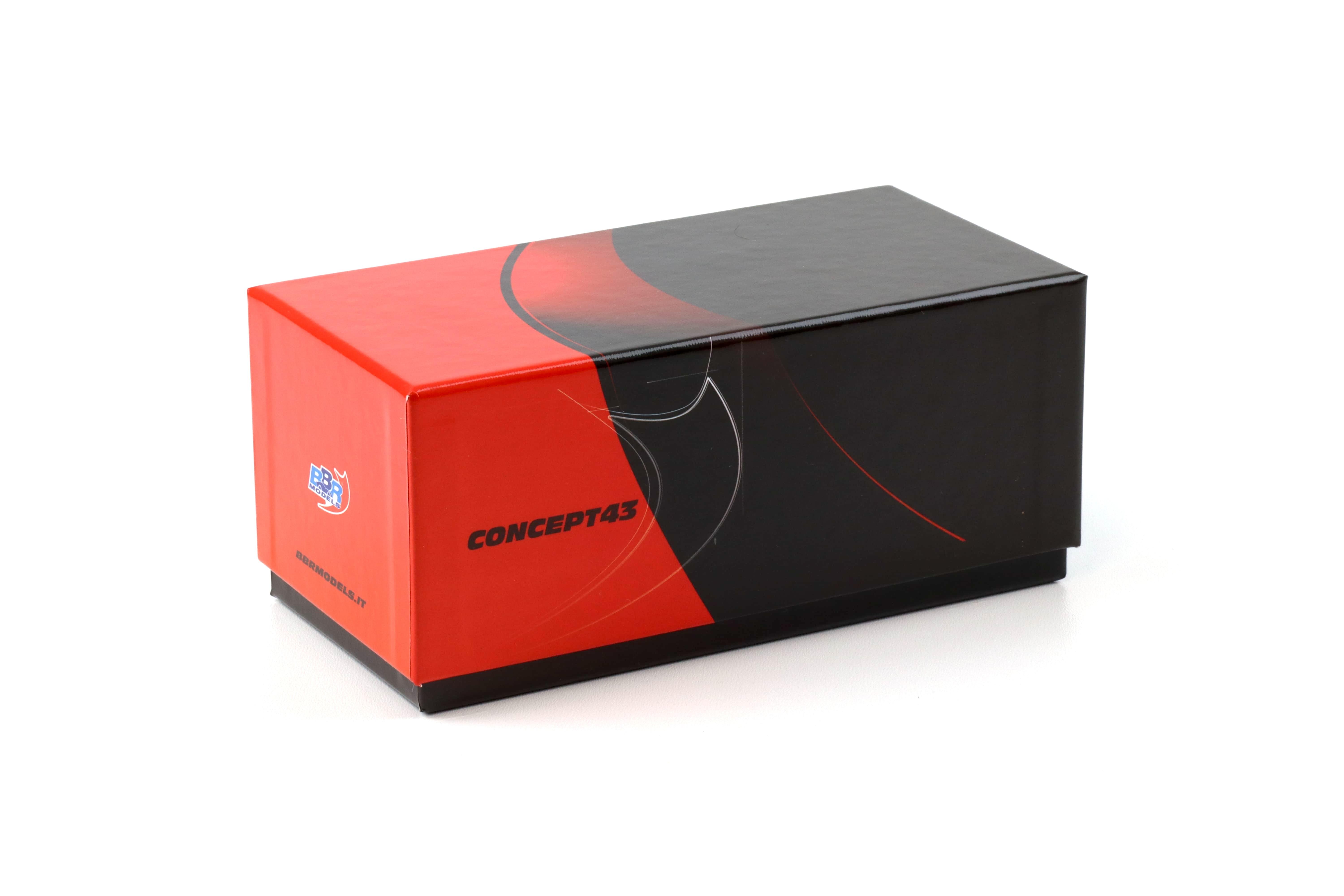 1:43 BBR Ferrari SF90 XX Stradale Rosso Fuoco with leather base - Limited 10 pcs.