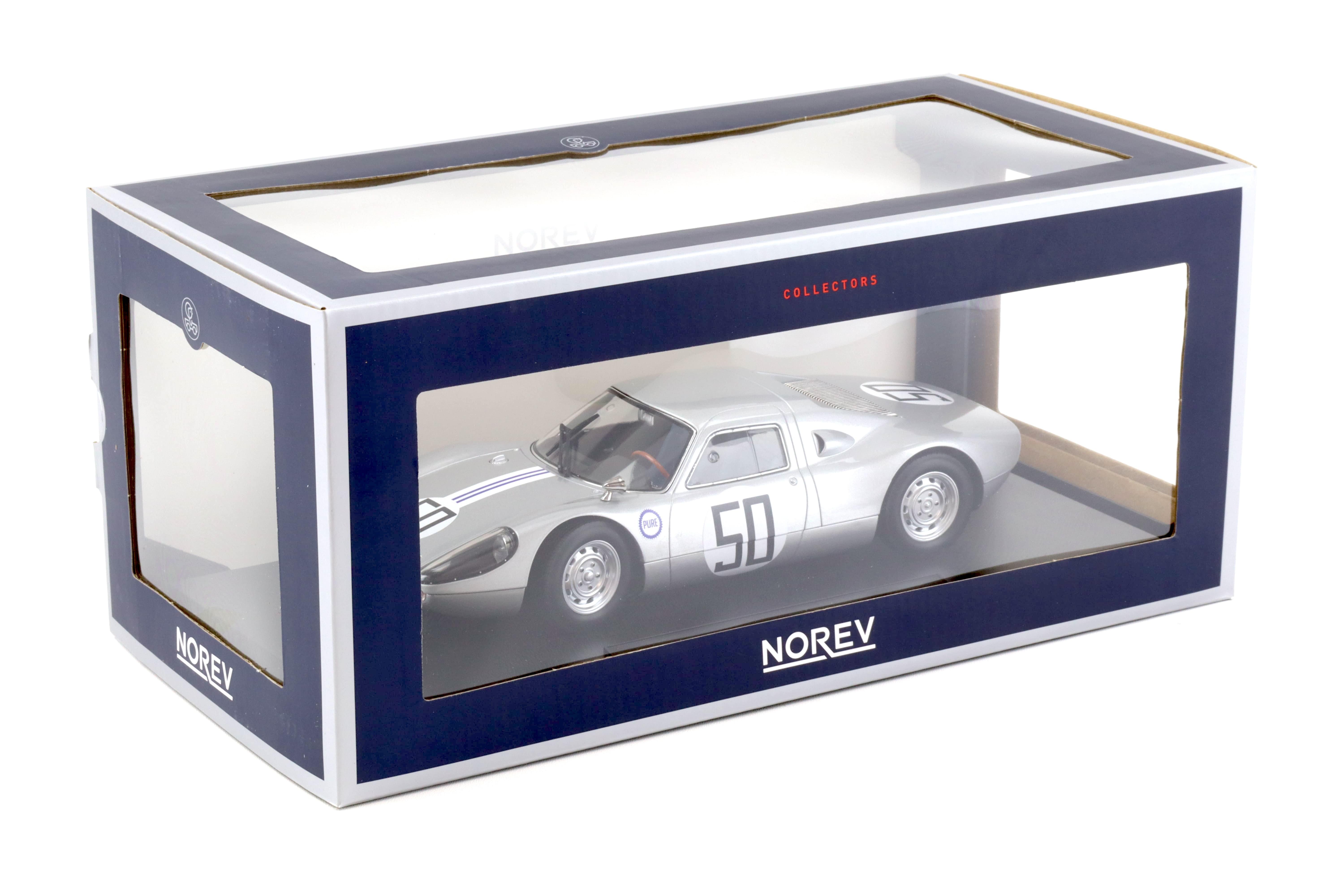 1:18 Norev Porsche 904 GTS American Challenge Cup 1964 C.Cassel #50 silver