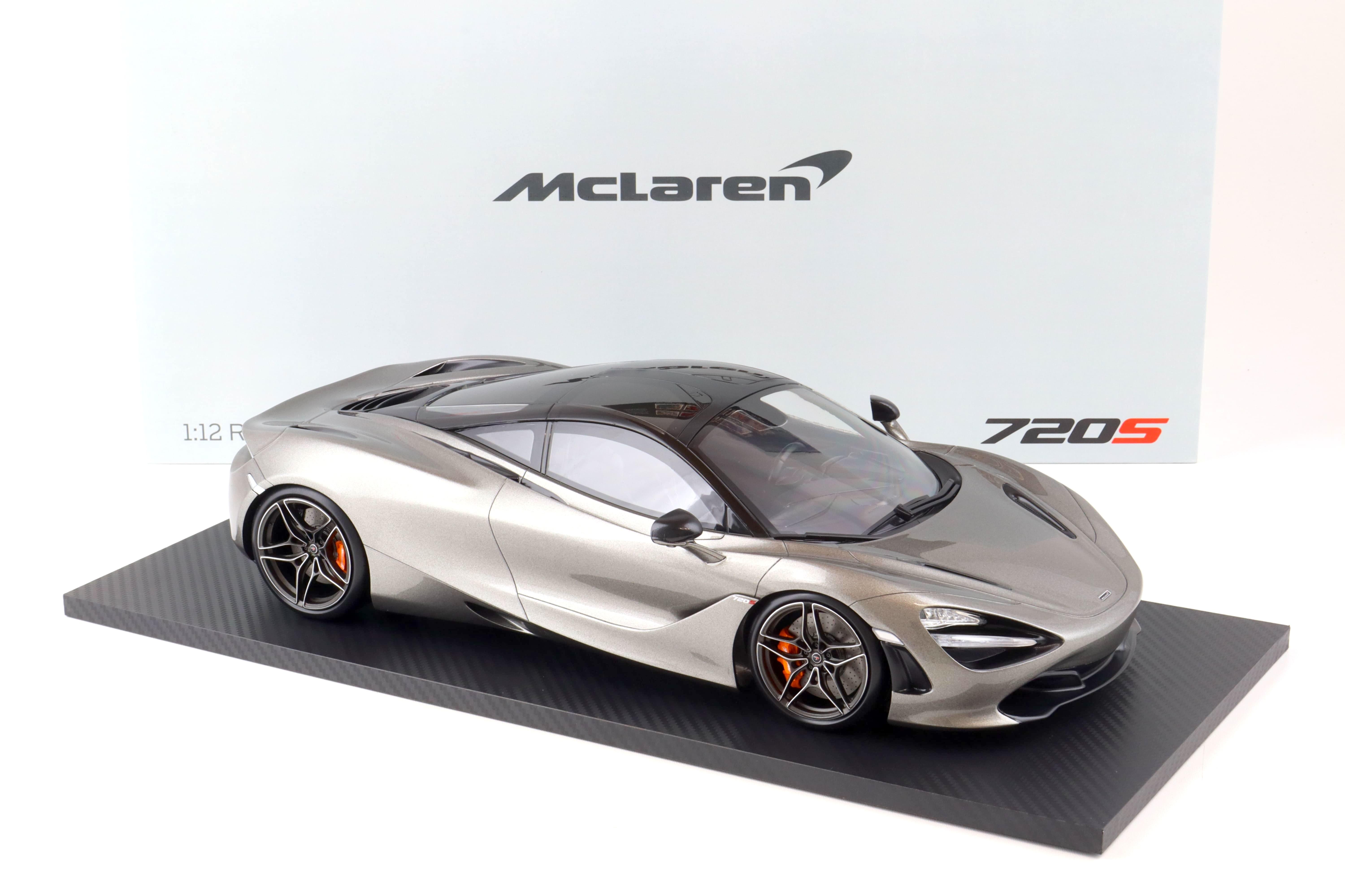 1:12 TSM Model McLaren 720S Coupe Blade silver/ black TSM120003