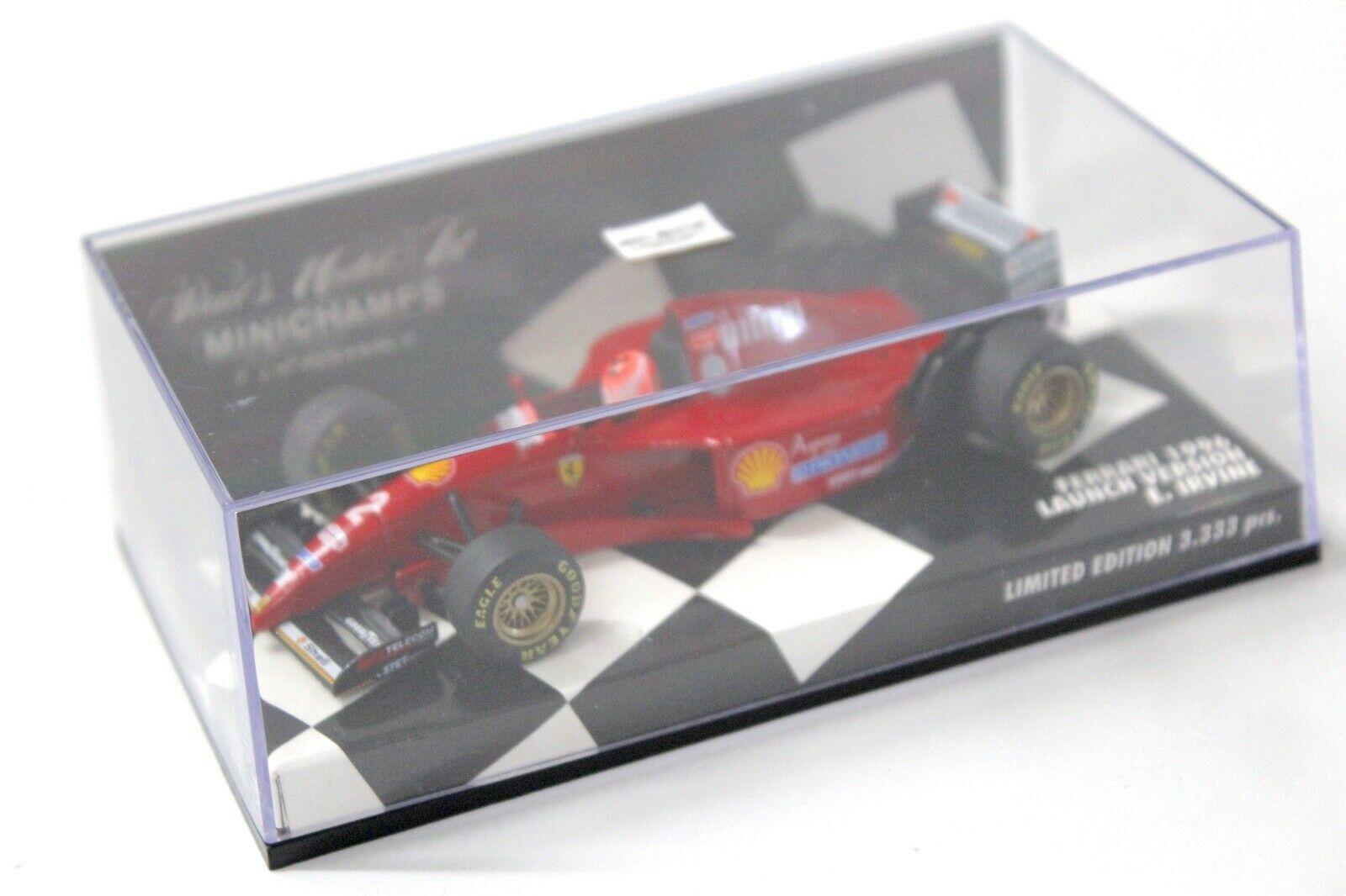 1:43 Minichamps F1 Ferrari 1996 Launch Version Irvine