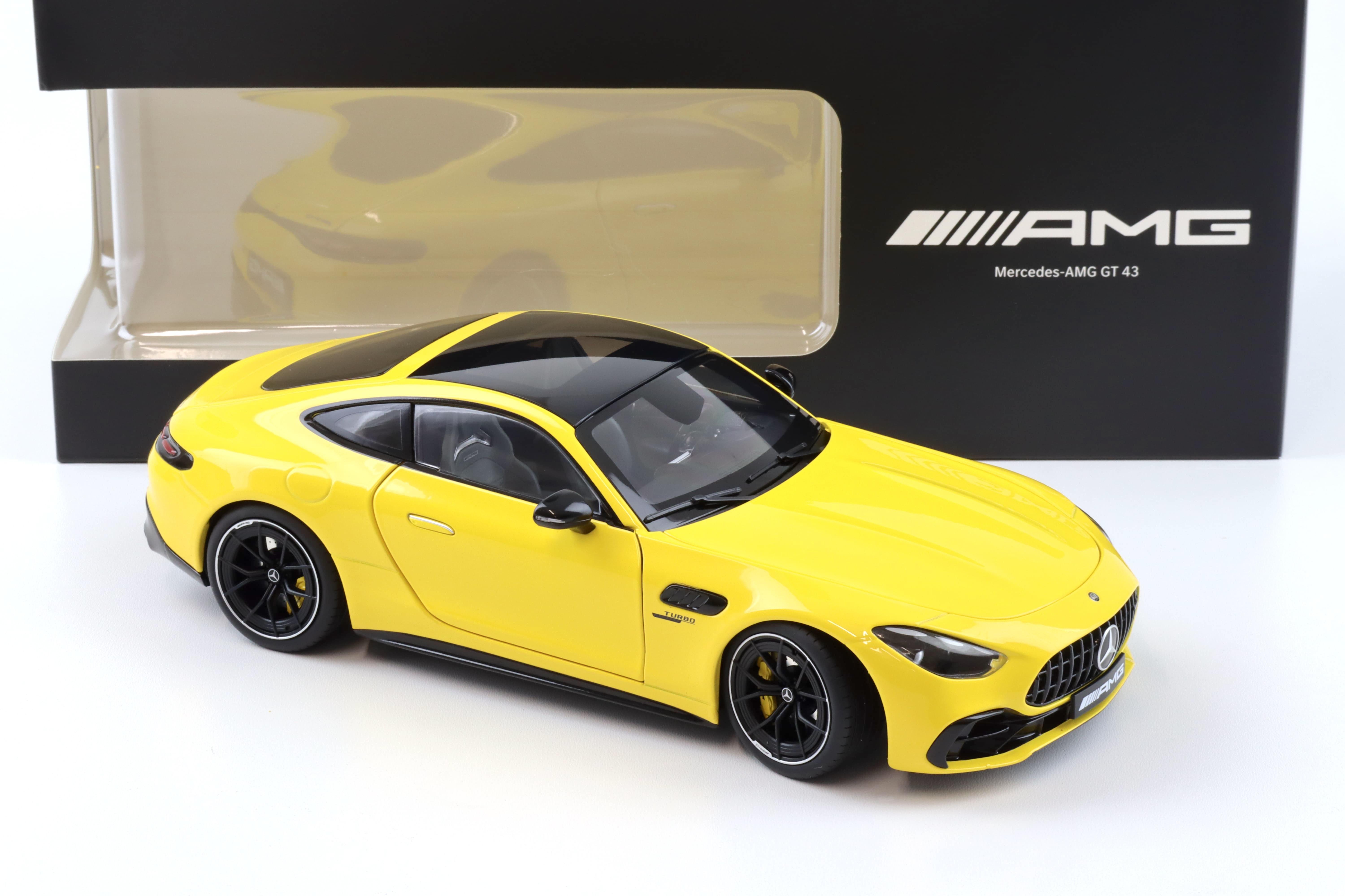 1:18 NZG Mercedes AMG GT 43 sun yellow GTC192 DEALER VERSION