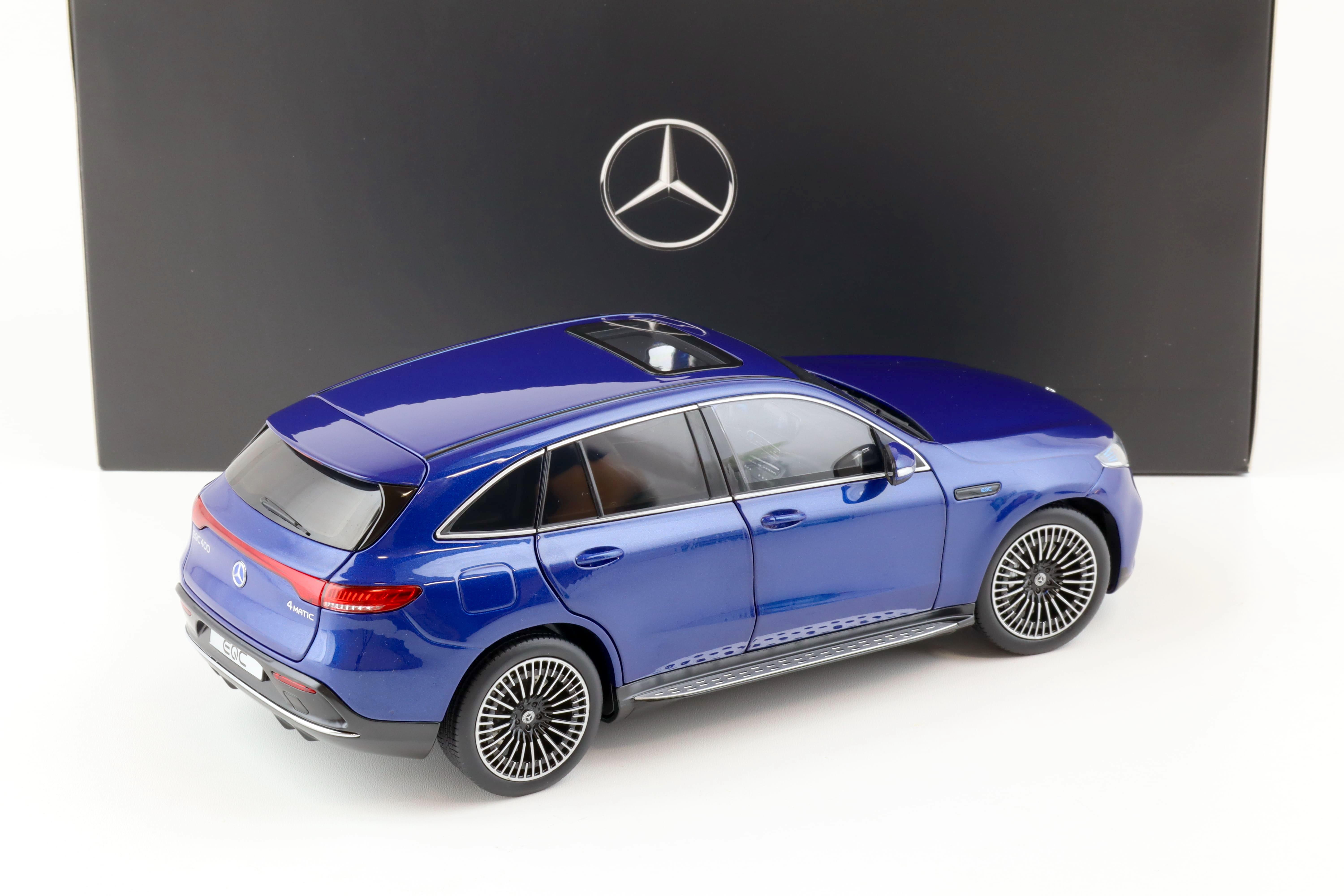 1:18 NZG Mercedes EQC 400 4Matic N293 brilliant blue DEALER VERSION