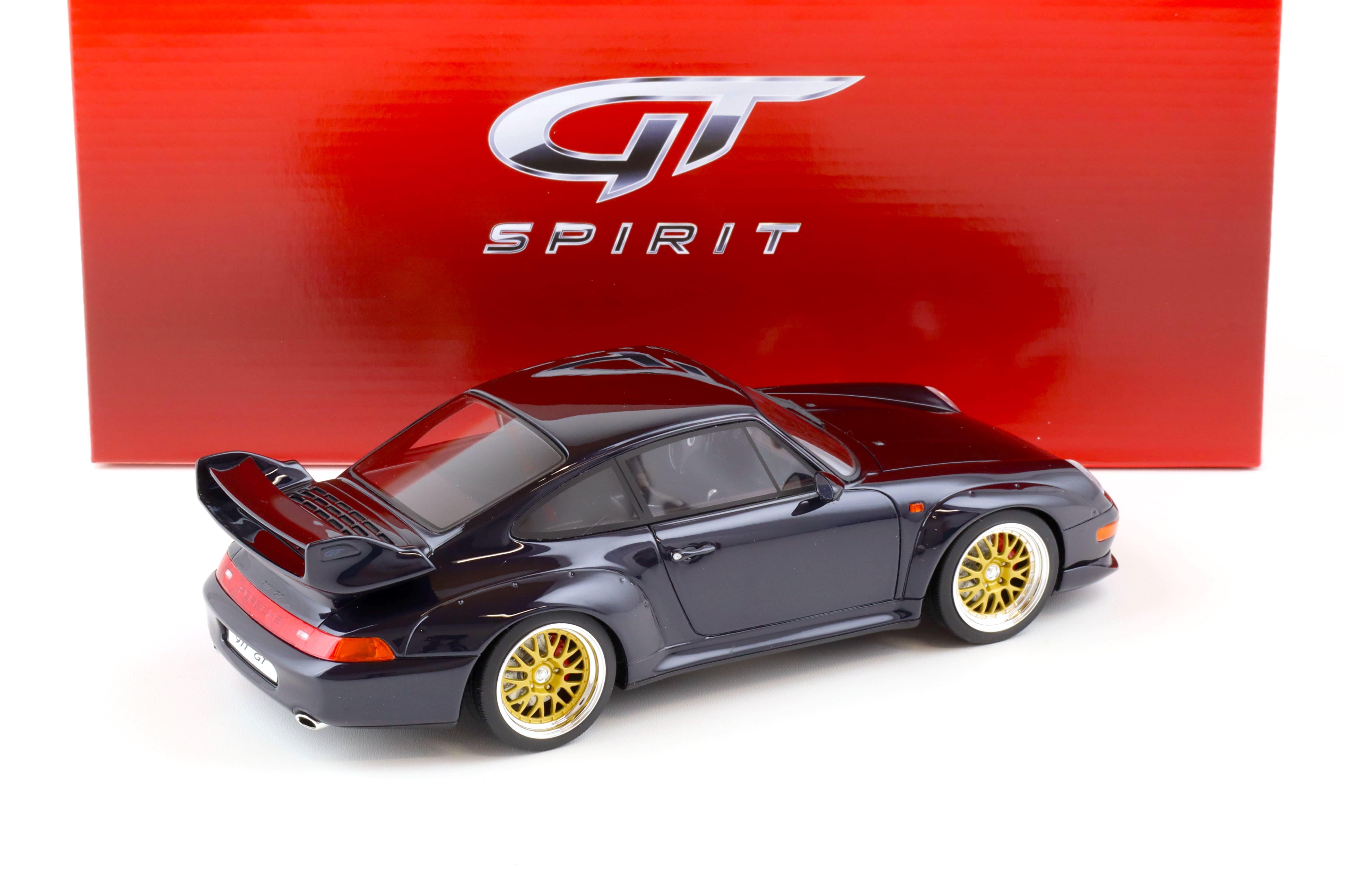 1:18 GT Spirit GT144 Porsche 911 993 GT Coupe 1995 dark blue