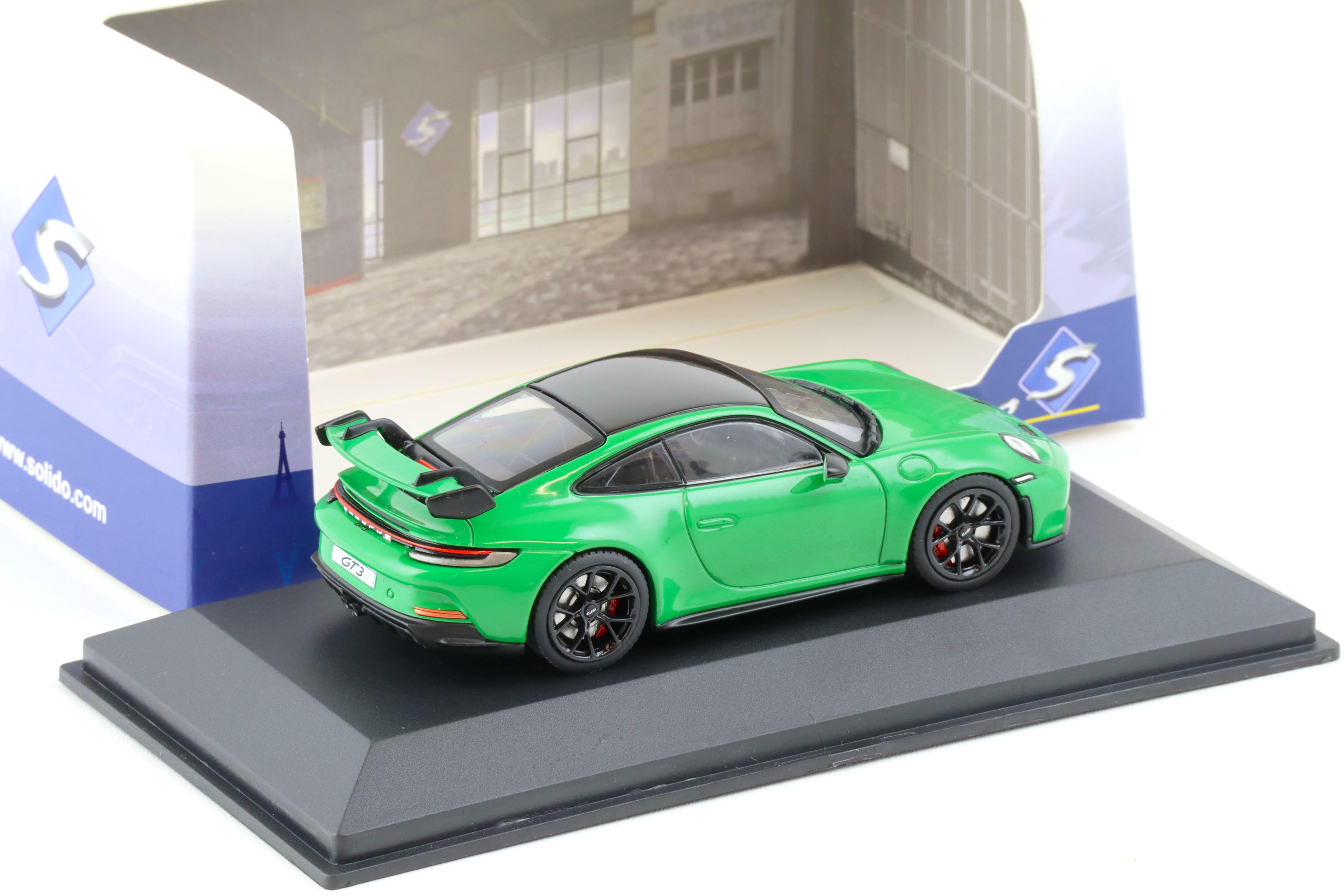 1:43 Solido Porsche 911 (992) GT3 Coupe Python green 2021