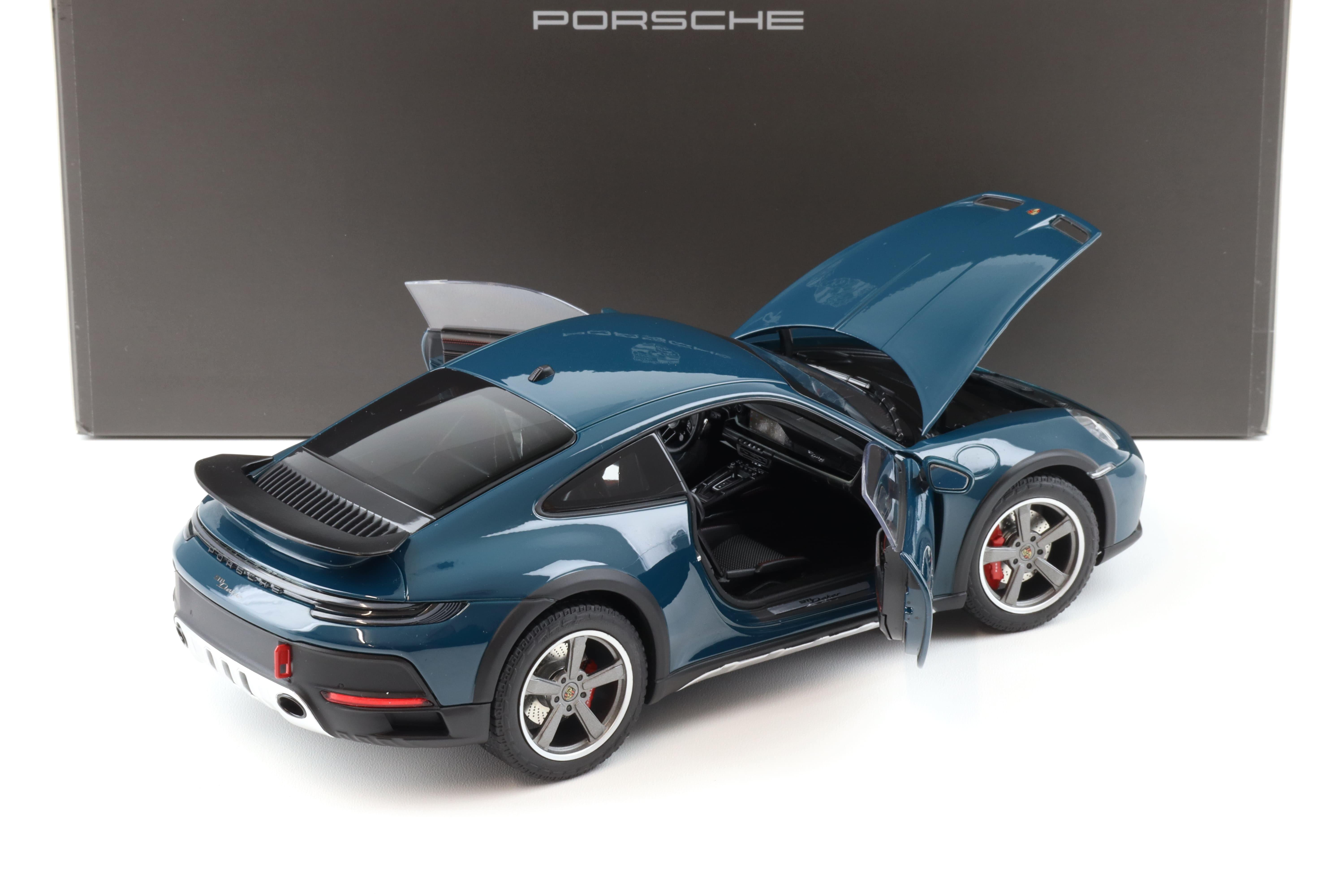 1:18 Norev Porsche 911 (992) Dakar Coupe 2023 Fjord green WAP DEALER