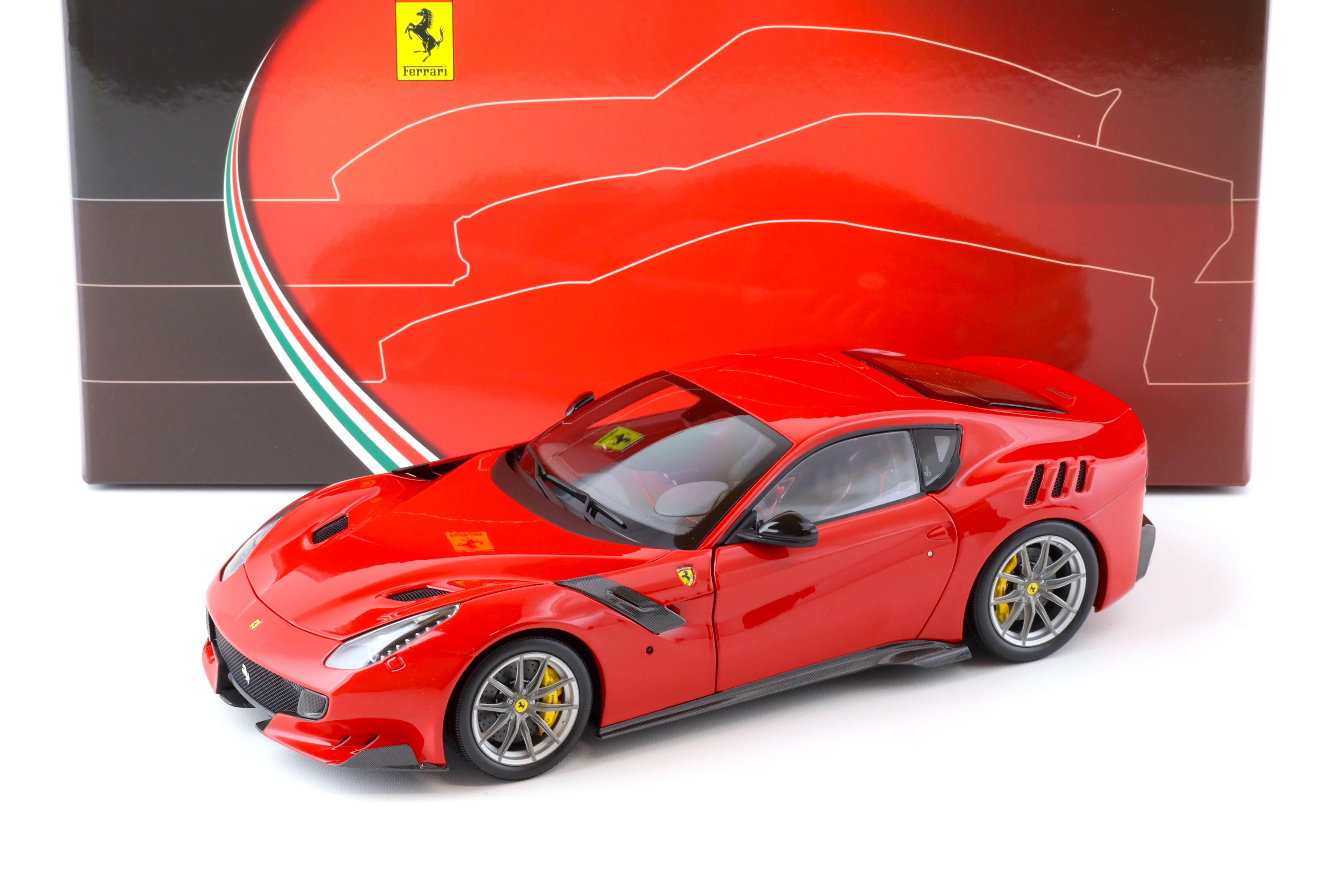 1:18 BBR Ferrari F12 TDF Rosso Corsa 322 red/ yellow brakes Die-Cast