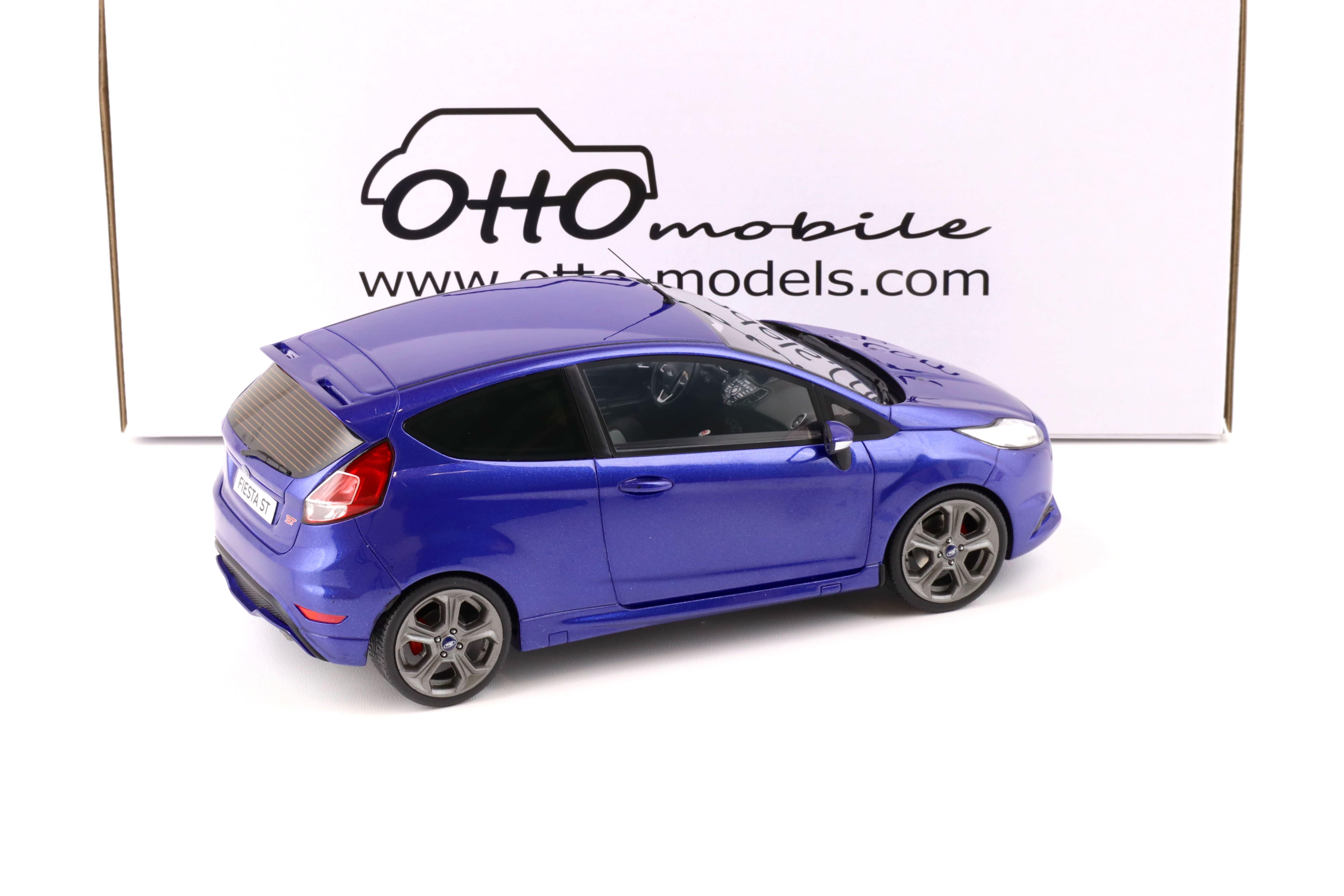 1:18 OTTO mobile OT403 Ford Fiesta ST MK7 blue metallic 2016