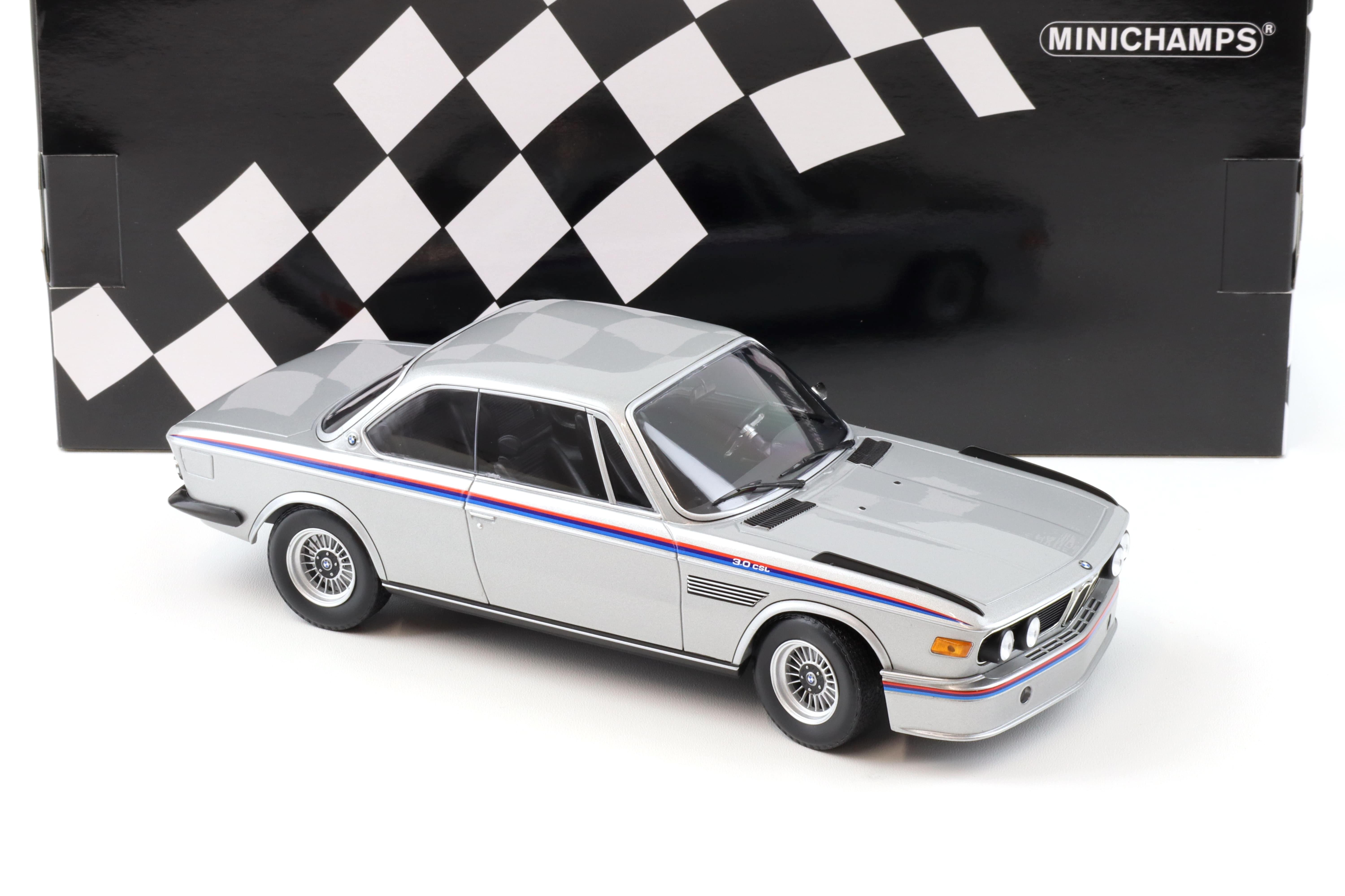 1:18 Minichamps BMW 3.0 CSL Coupe 1973 silver