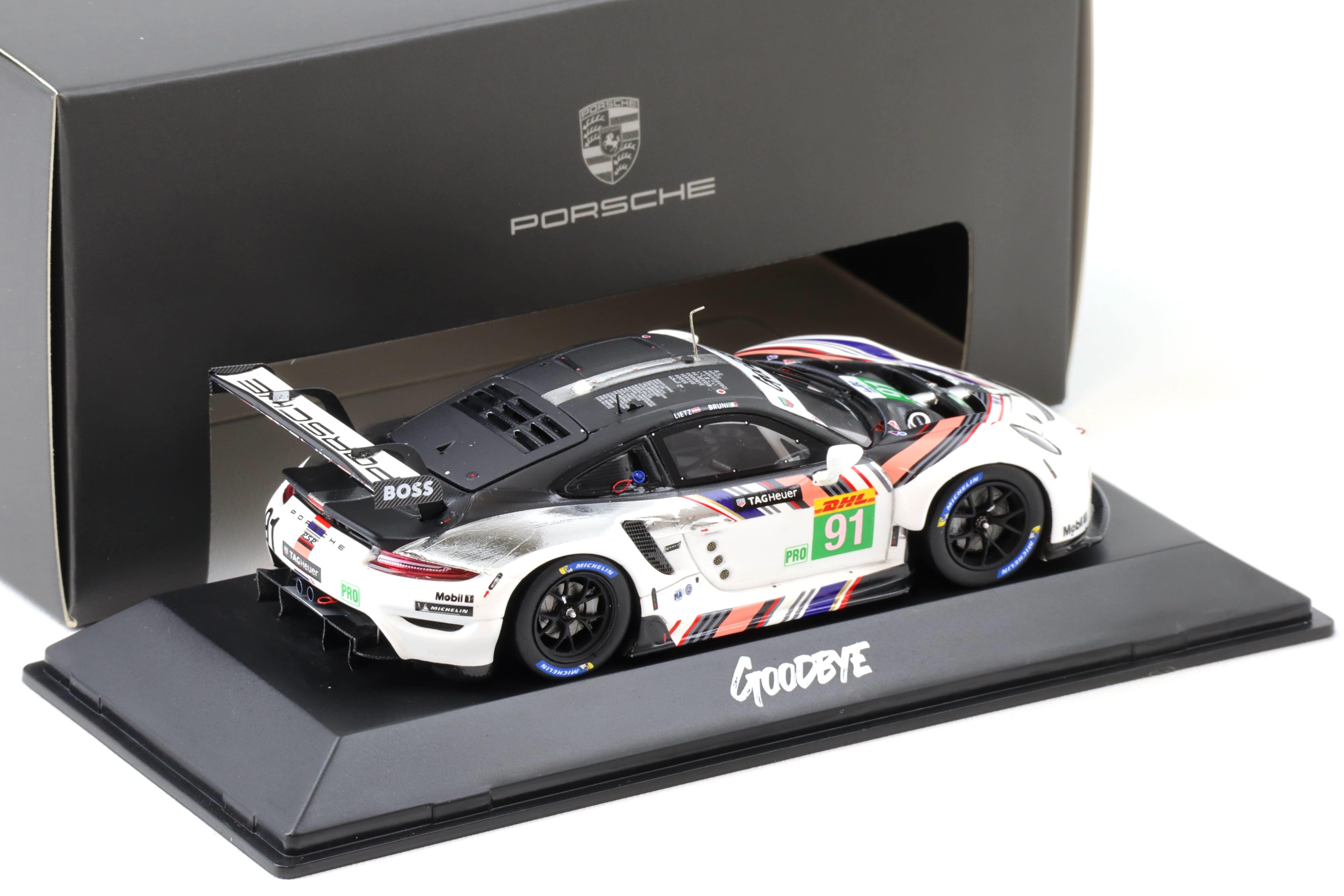 1:43 Spark Porsche 911 (991) RSR #91 WEC Finale 2022 Last Race Goodbye WAP DEALER
