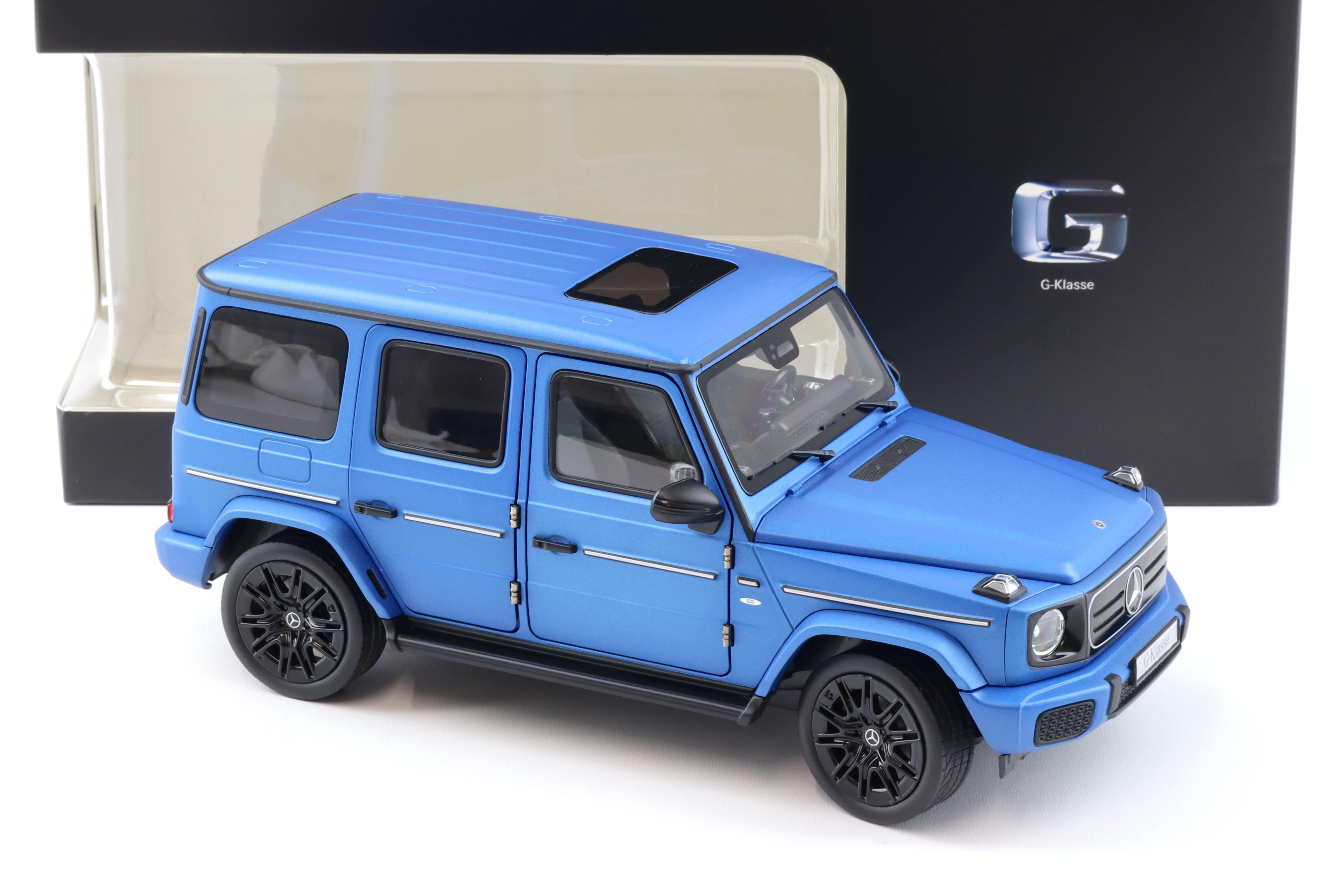 1:18 Norev Mercedes G-Klasse G580 EQG M465 south seas blue 2024 DEALER VERSION