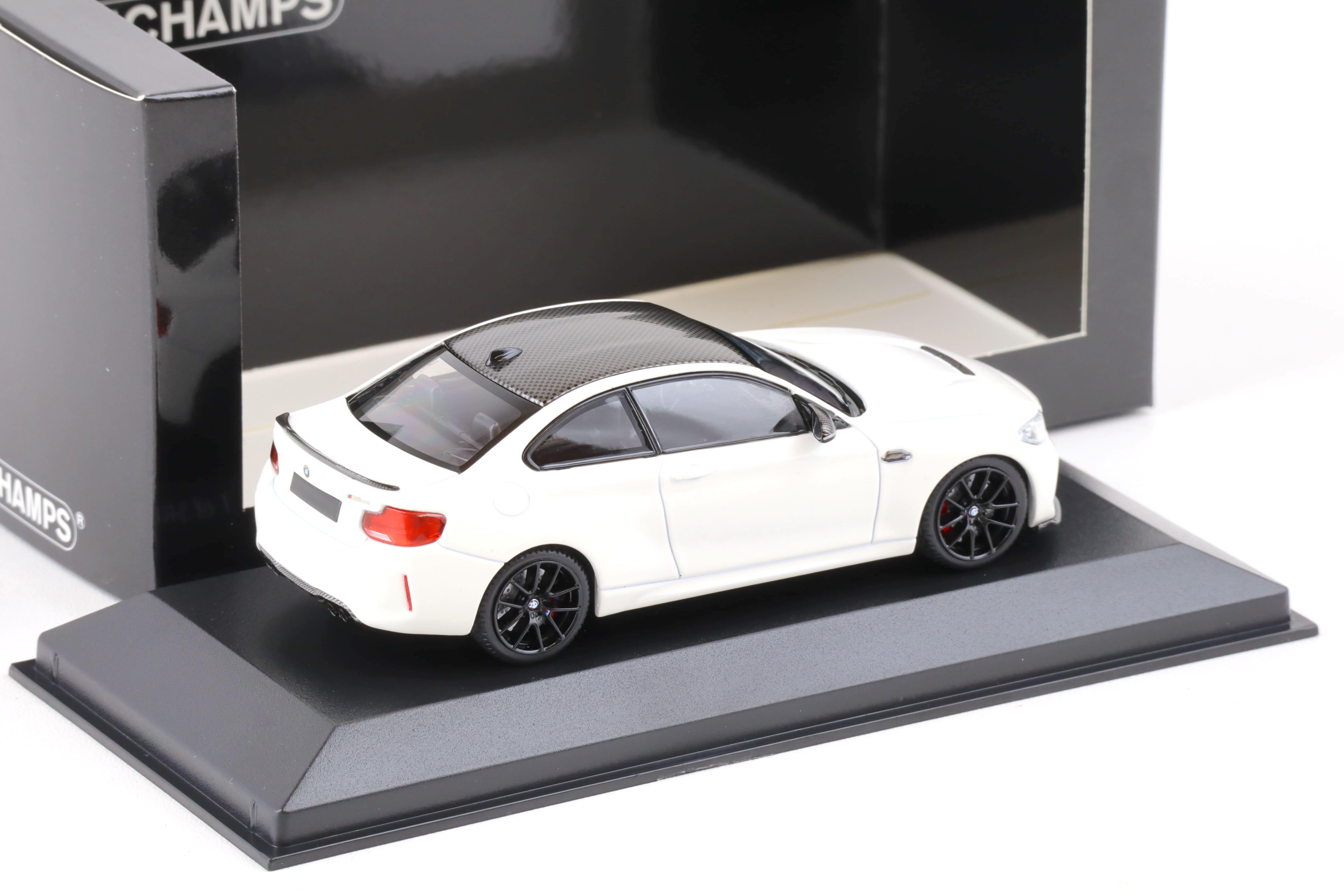 1:43 Minichamps BMW M2 CS Coupe Alpin white/ black wheels 2020