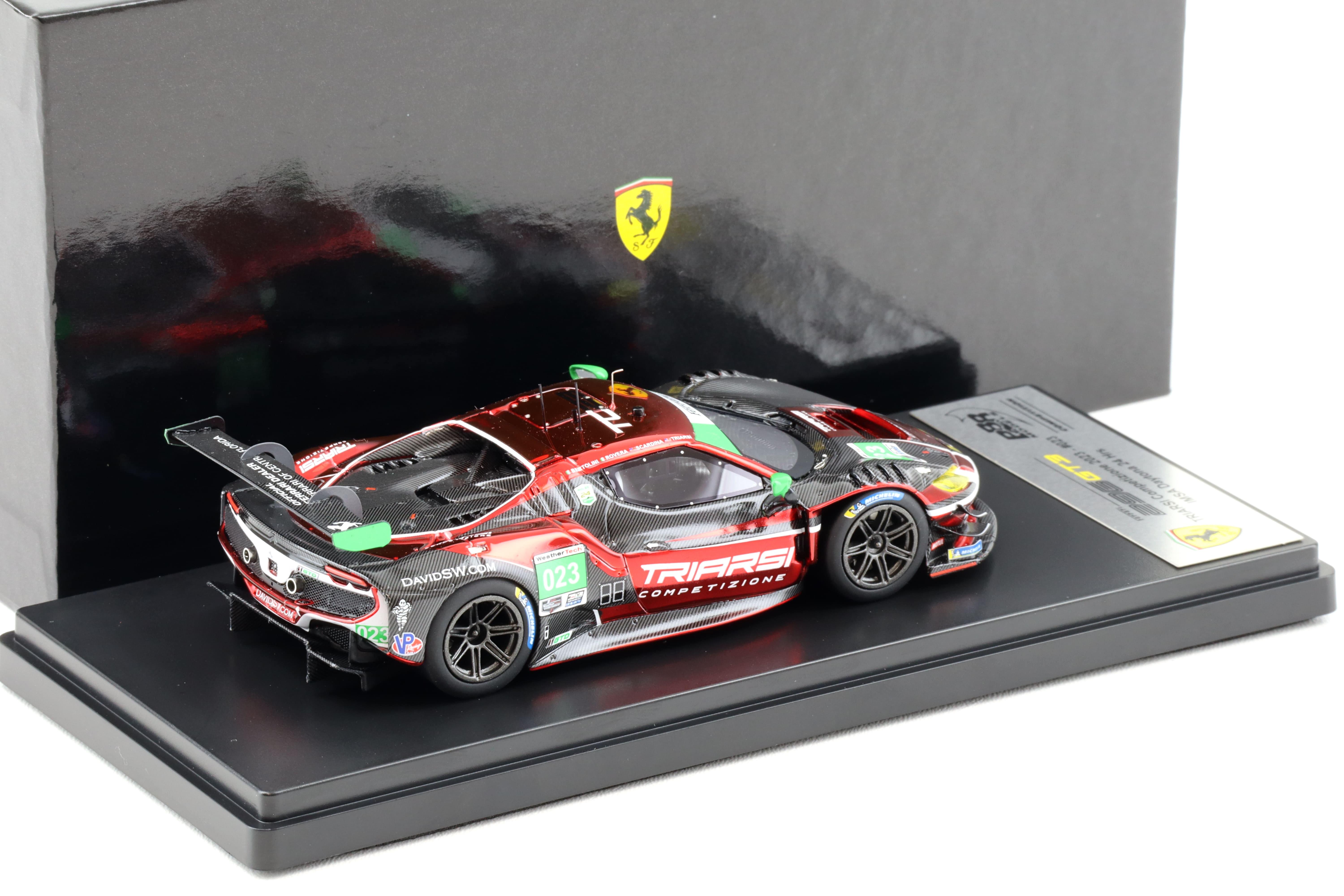 1:43 BBR Ferrari 296 GT3 IMSA 24h Daytona #023 Triarsi Competizione 2023 CS007