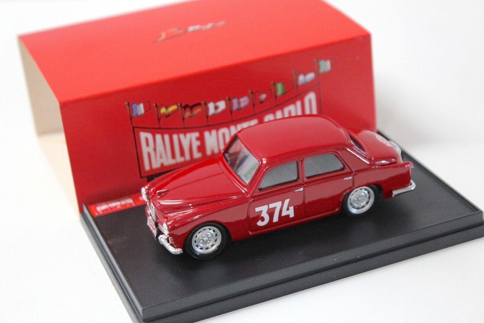 1:43 Brumm Alfa Romeo 1900 Rallye Monte Carlo" 1955 #374 red