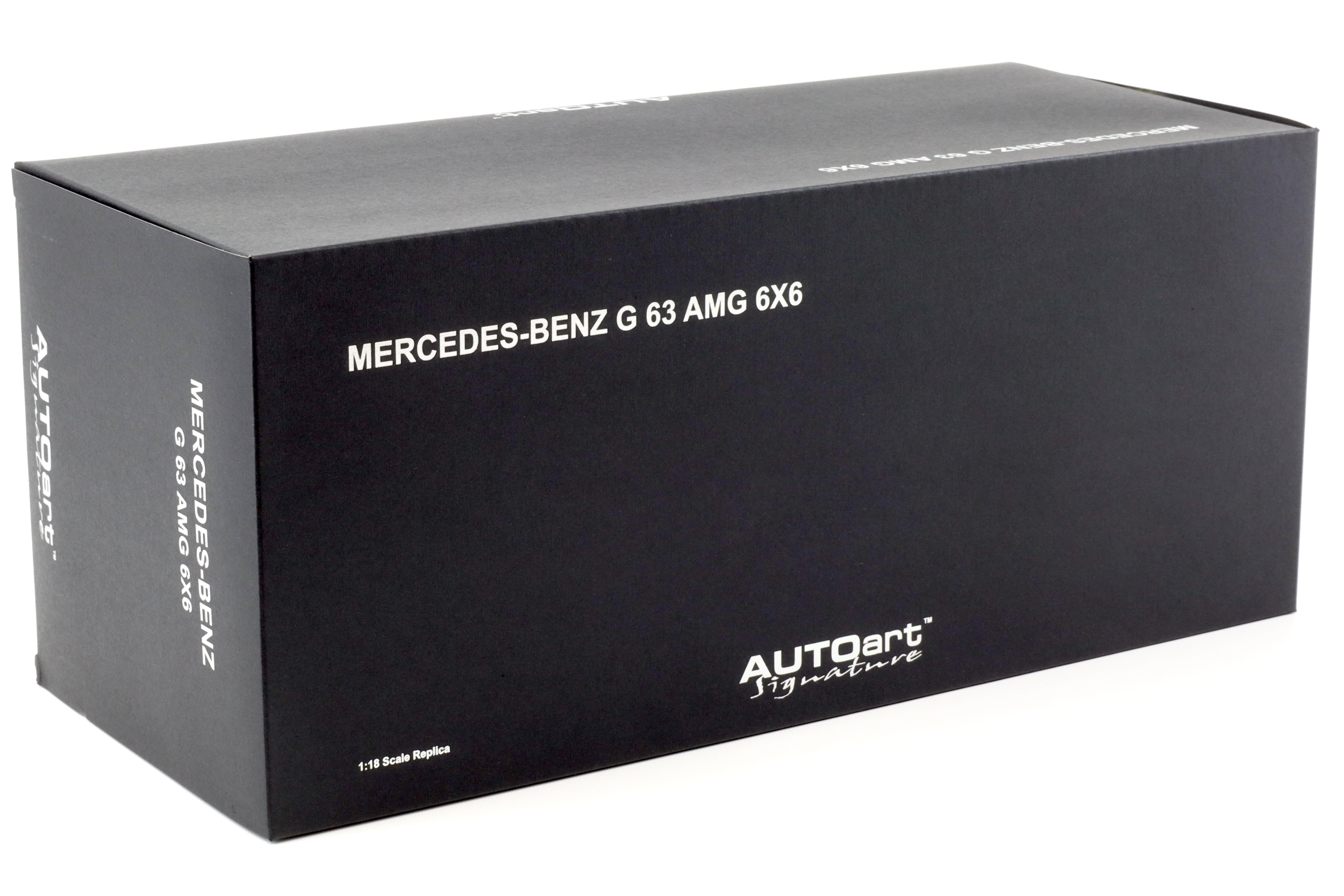 1:18 AUTOart 2013 Mercedes G63 AMG 6x6 Designo Iridium silver 76301