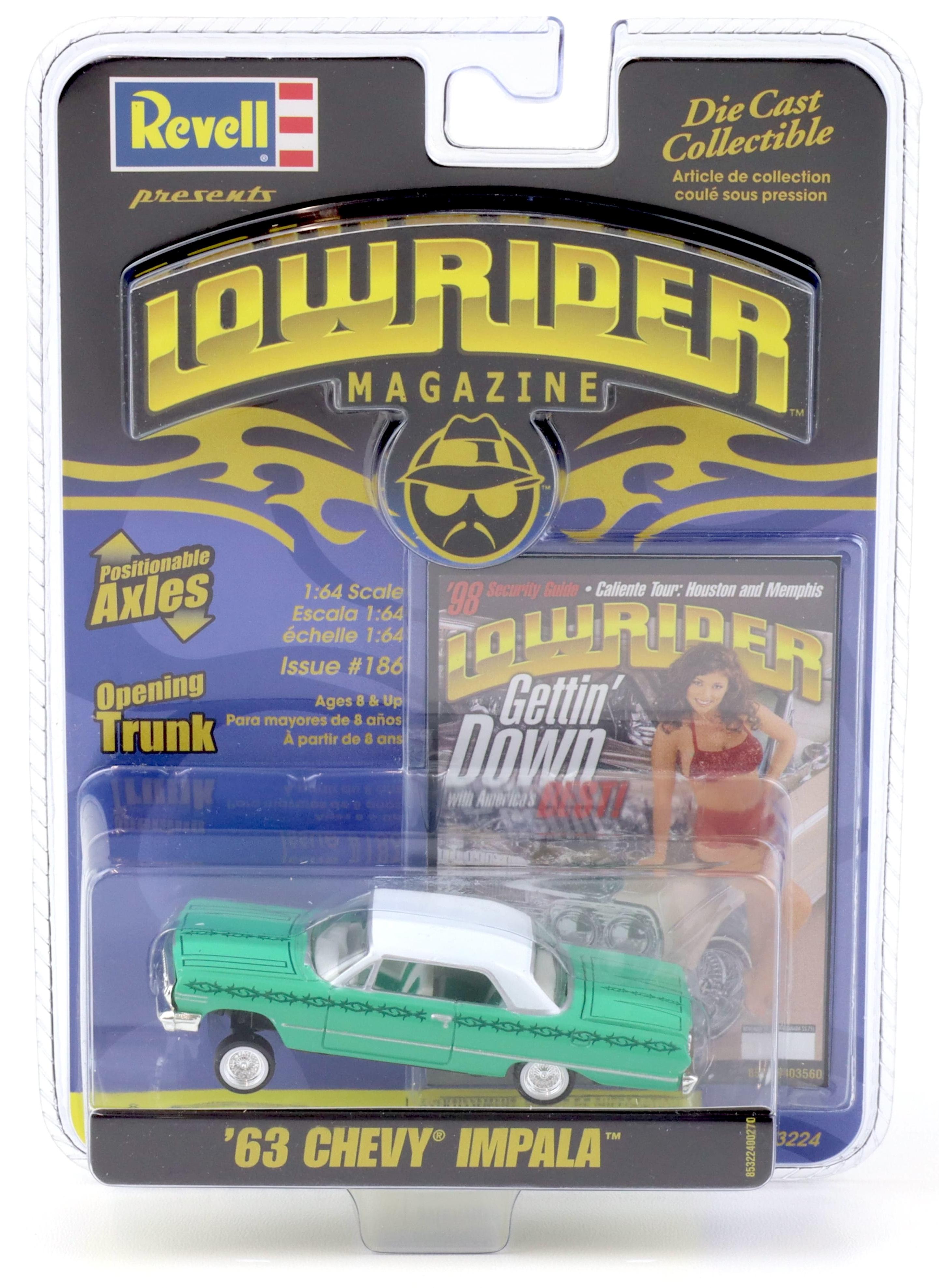 1:64 Revell Lowrider 1963 Chevrolet Impala green/white #186 Gettin Down