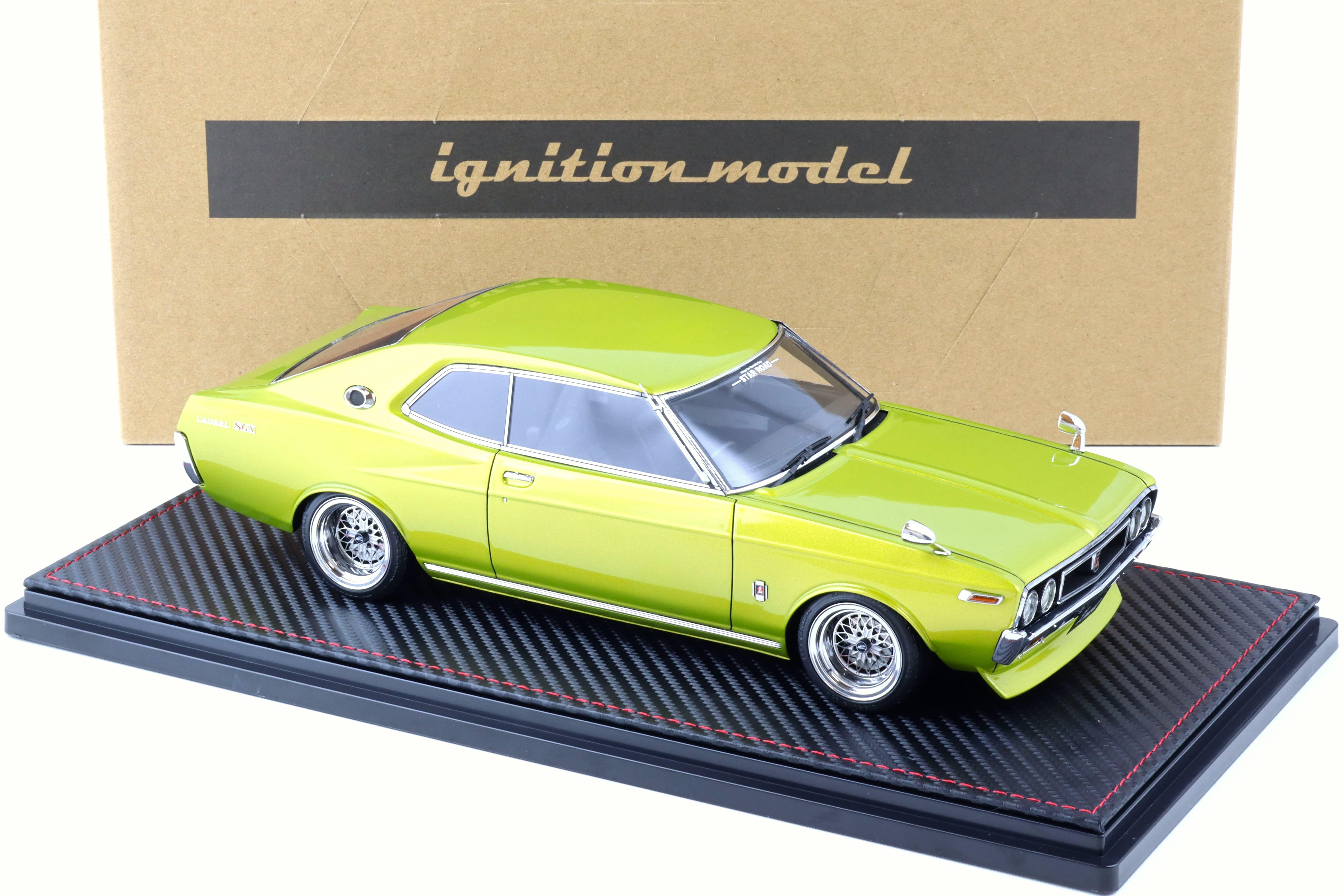 1:18 Ignition Model IG3011 Nissan Laurel 2000SGX (C130) green metallic + engine