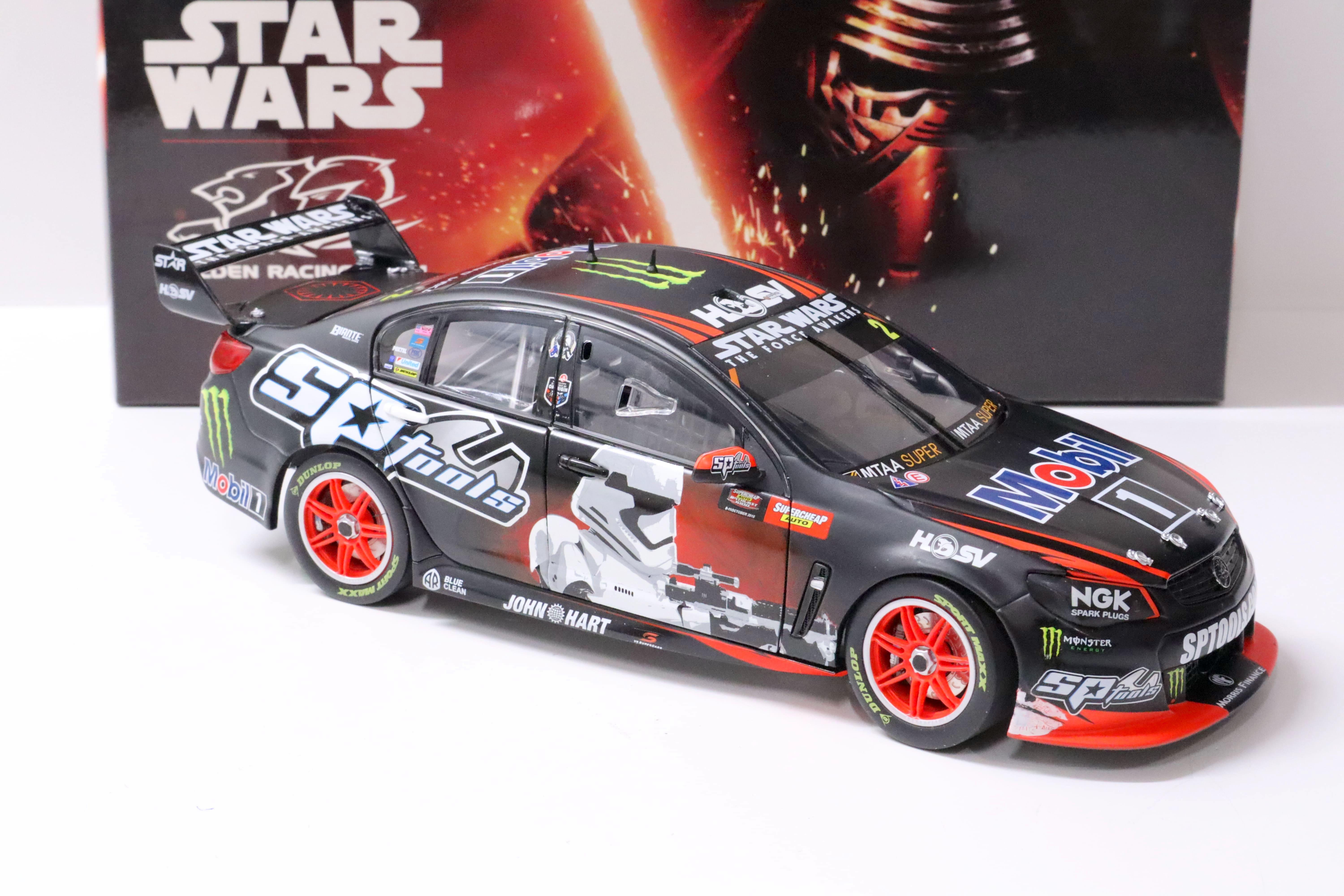 1:18 BIANTE Holden VF Commodore V8 Supercar 2015 Bathurst 1000 #2 Tander STAR WARS