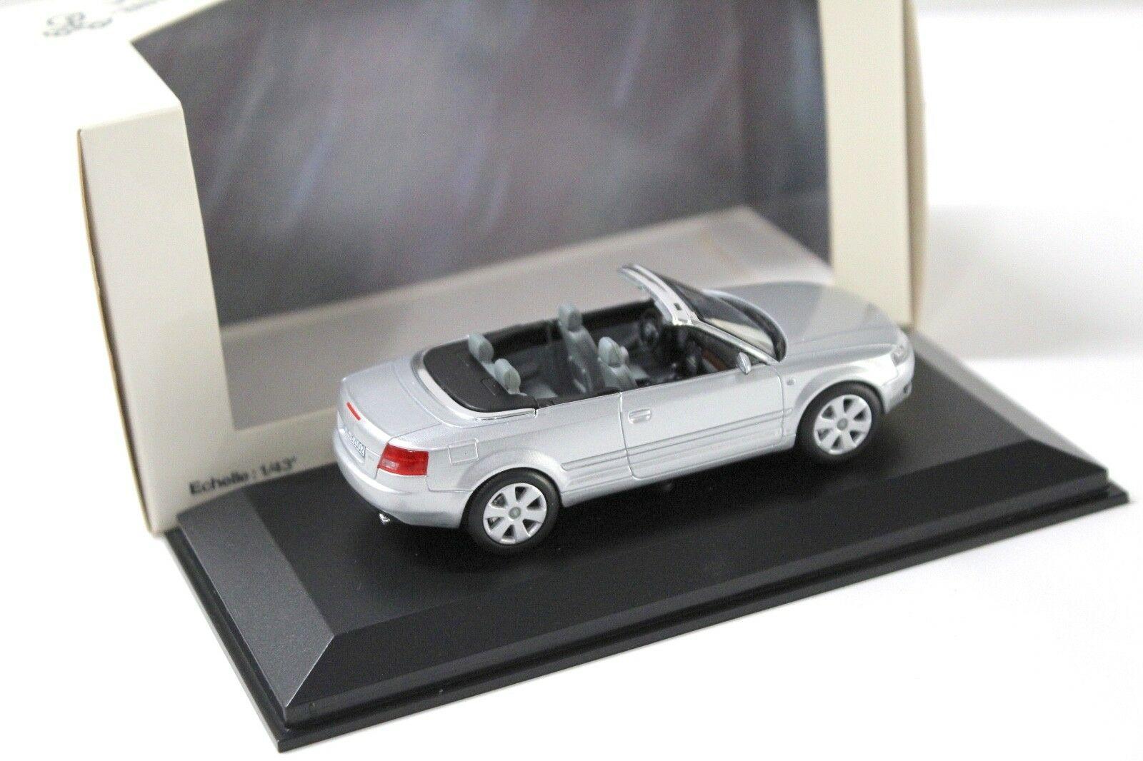 1:43 Norev Audi A4 Cabriolet silver