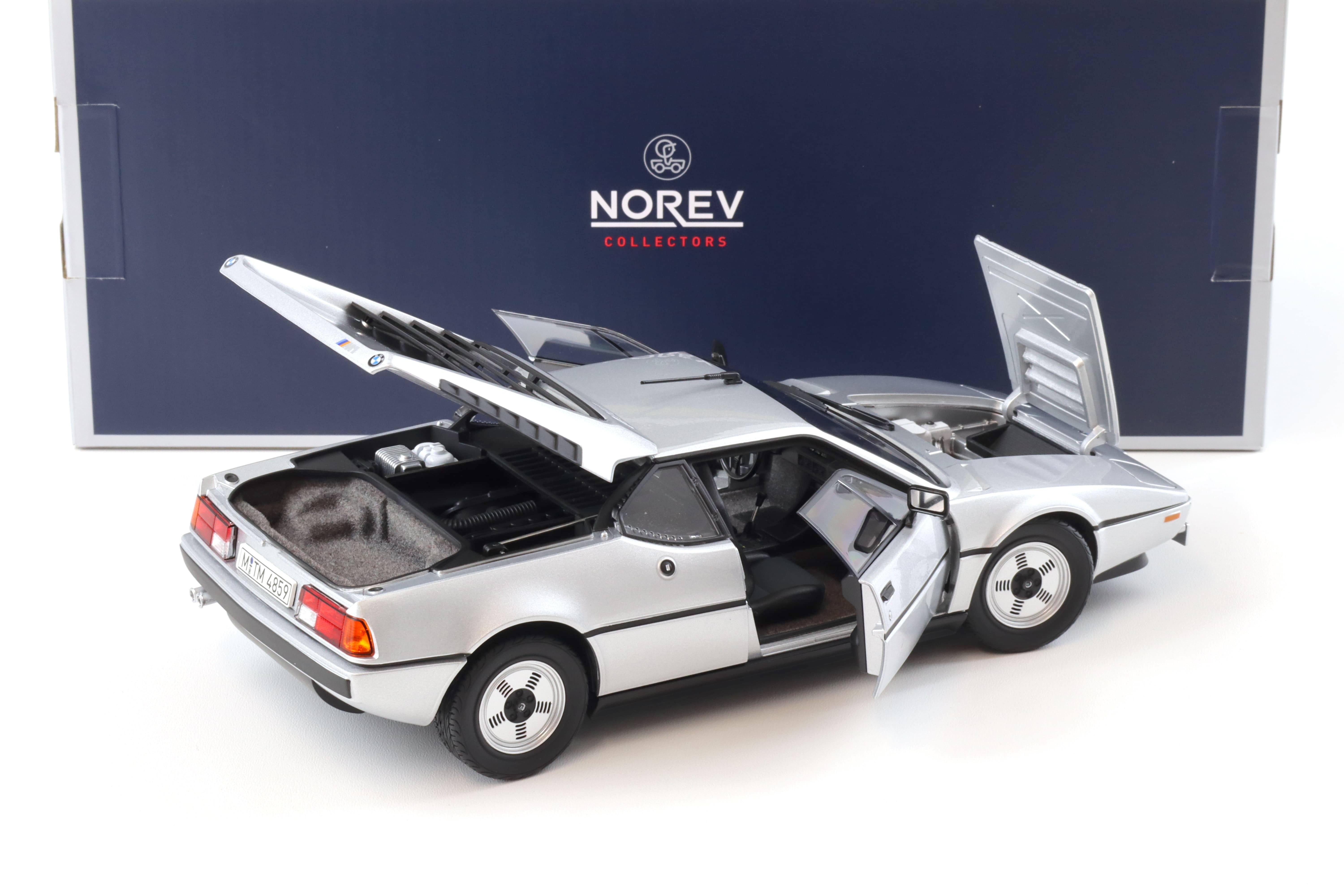 1:18 Norev BMW M1 Coupe 1980 silver metallic 183226