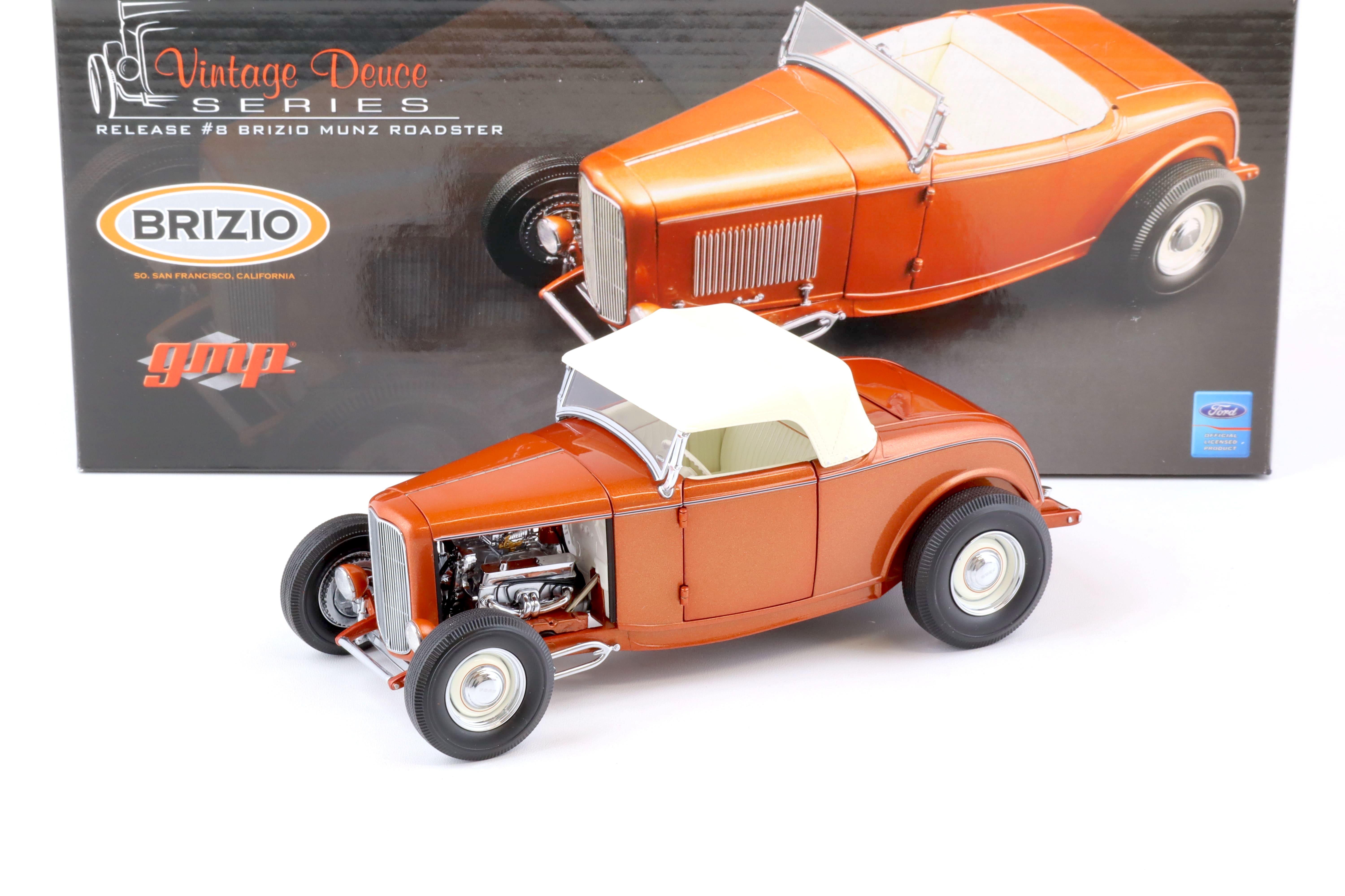 1:18 GMP Ford Deuce Vintage Deuce Series Hot Rod BRIZIO Munz Roadster orange