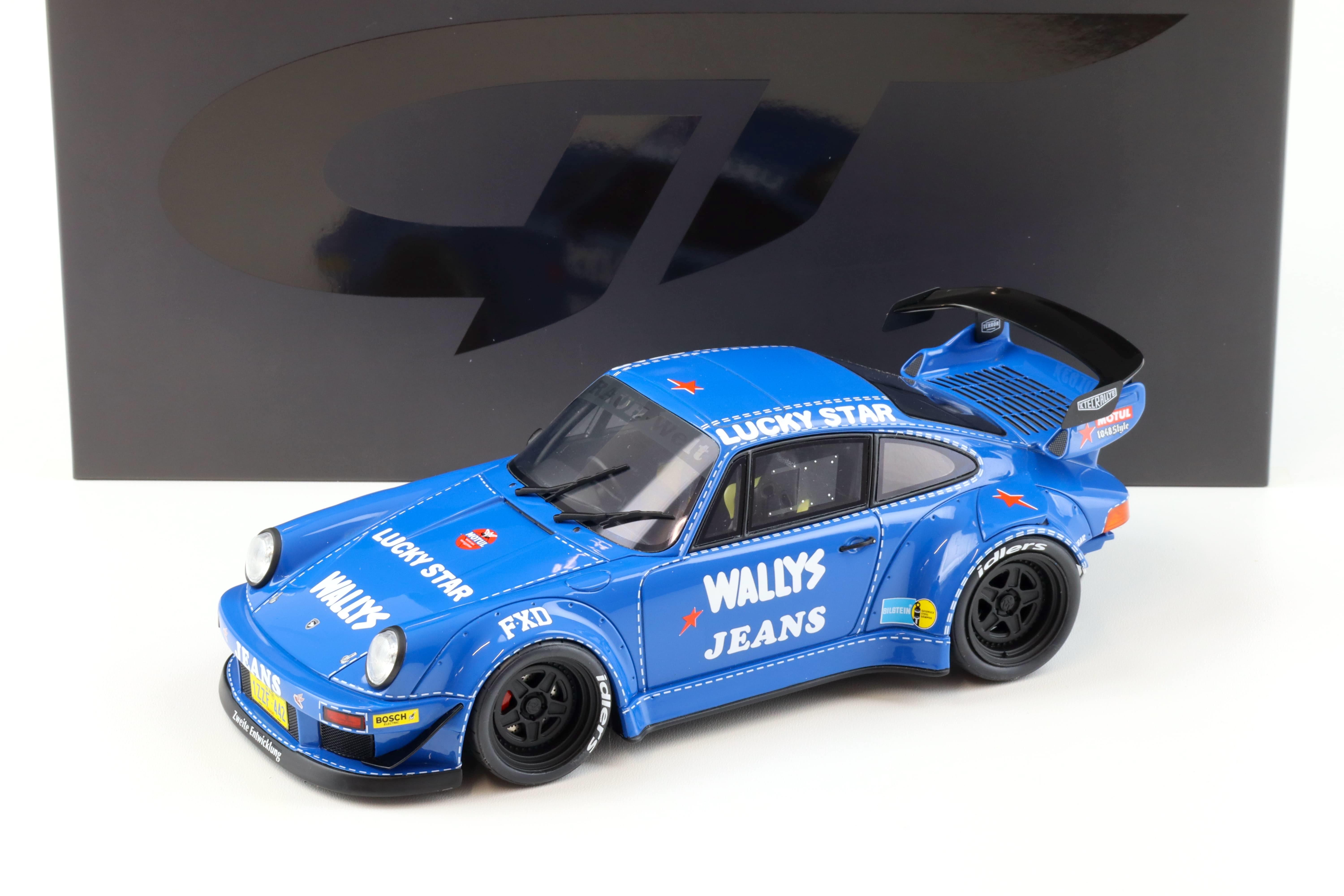1:18 GT Spirit GT448 Porsche 911 964 RWB Rauh-Welt Osho Wallys Jeans blue 2023