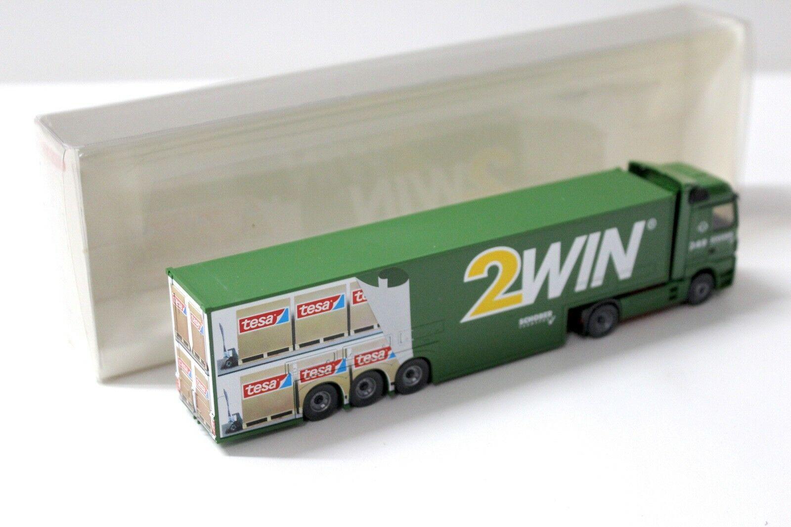 1:87 Wiking Mercedes Actros Großraumauflieger "2WIN" 
