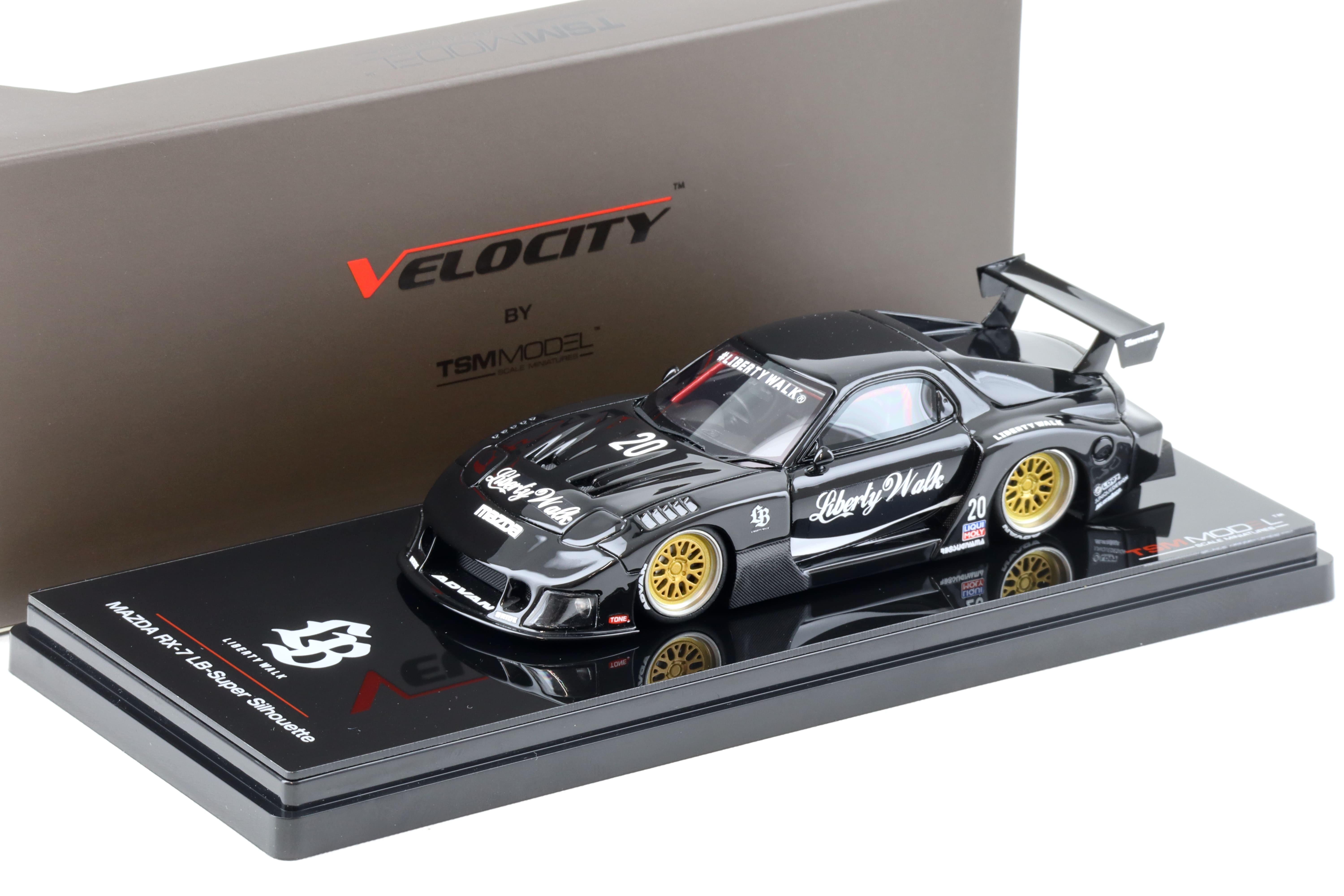 1:43 TSM Model Mazda RX-7 LB-Super Silhouette Liberty Walk black TSMV0021