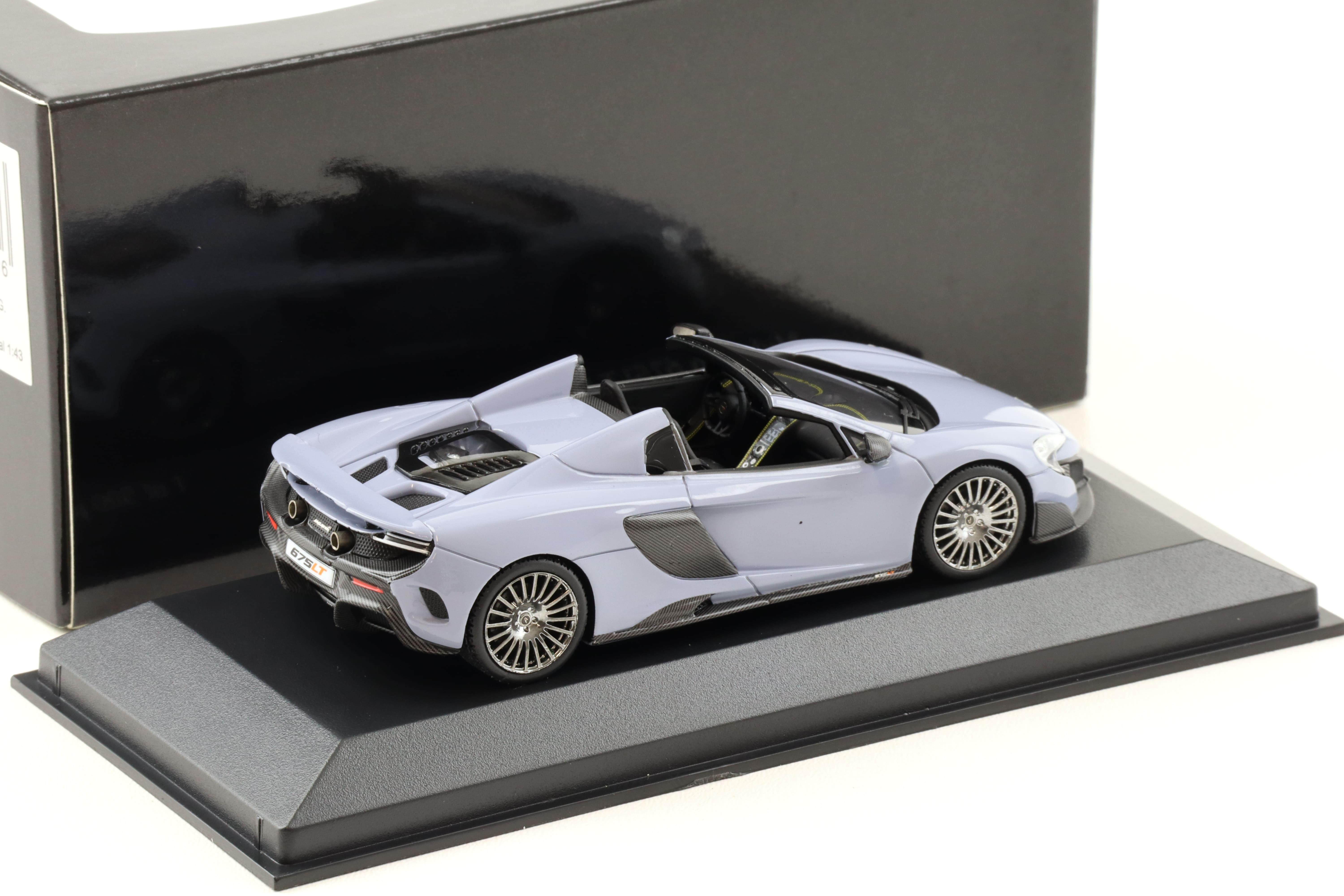 1:43 Minichamps McLaren 675LT Spider 2016 Ceramic grey DEALER VERSION