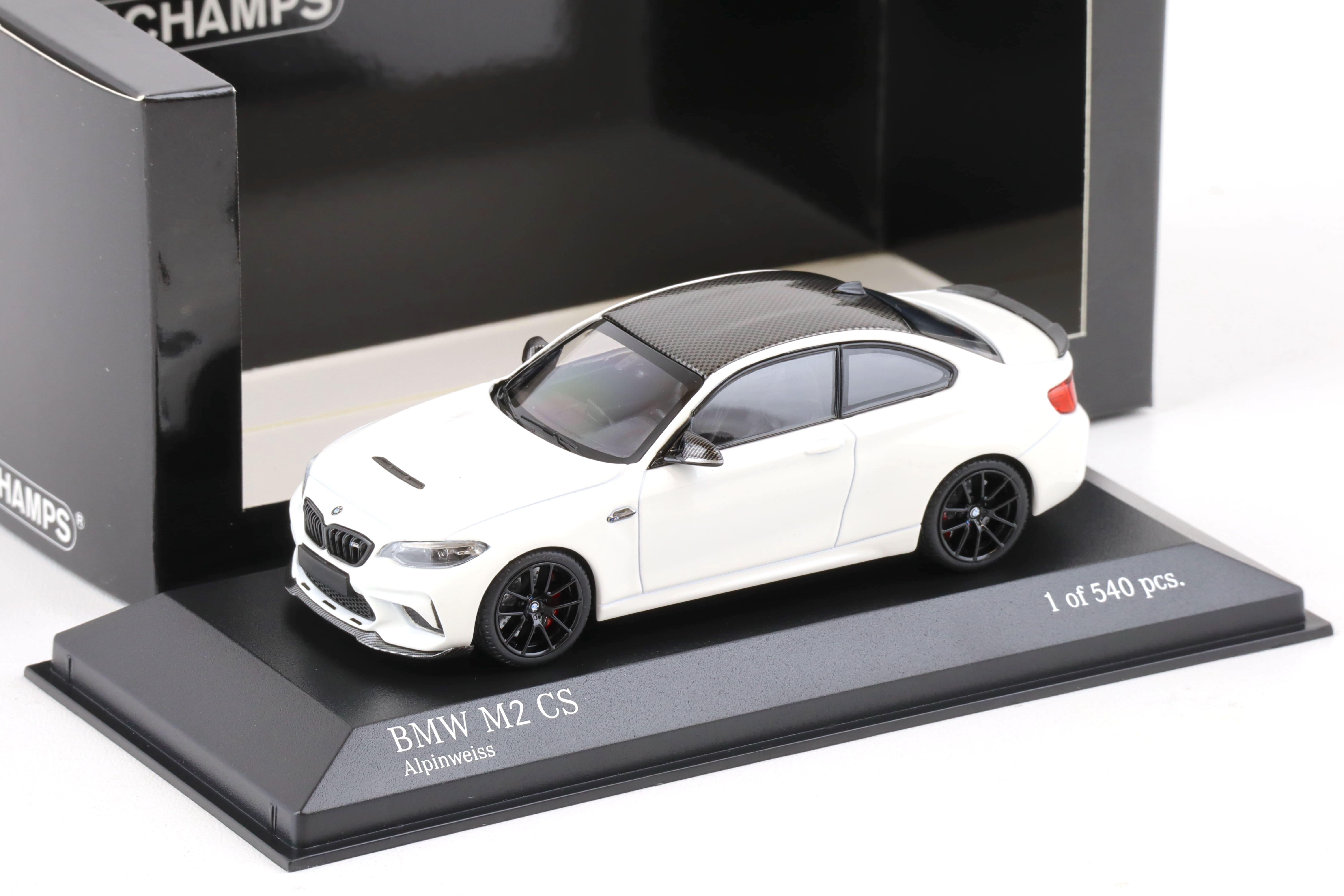 1:43 Minichamps BMW M2 CS Coupe Alpin white/ black wheels 2020