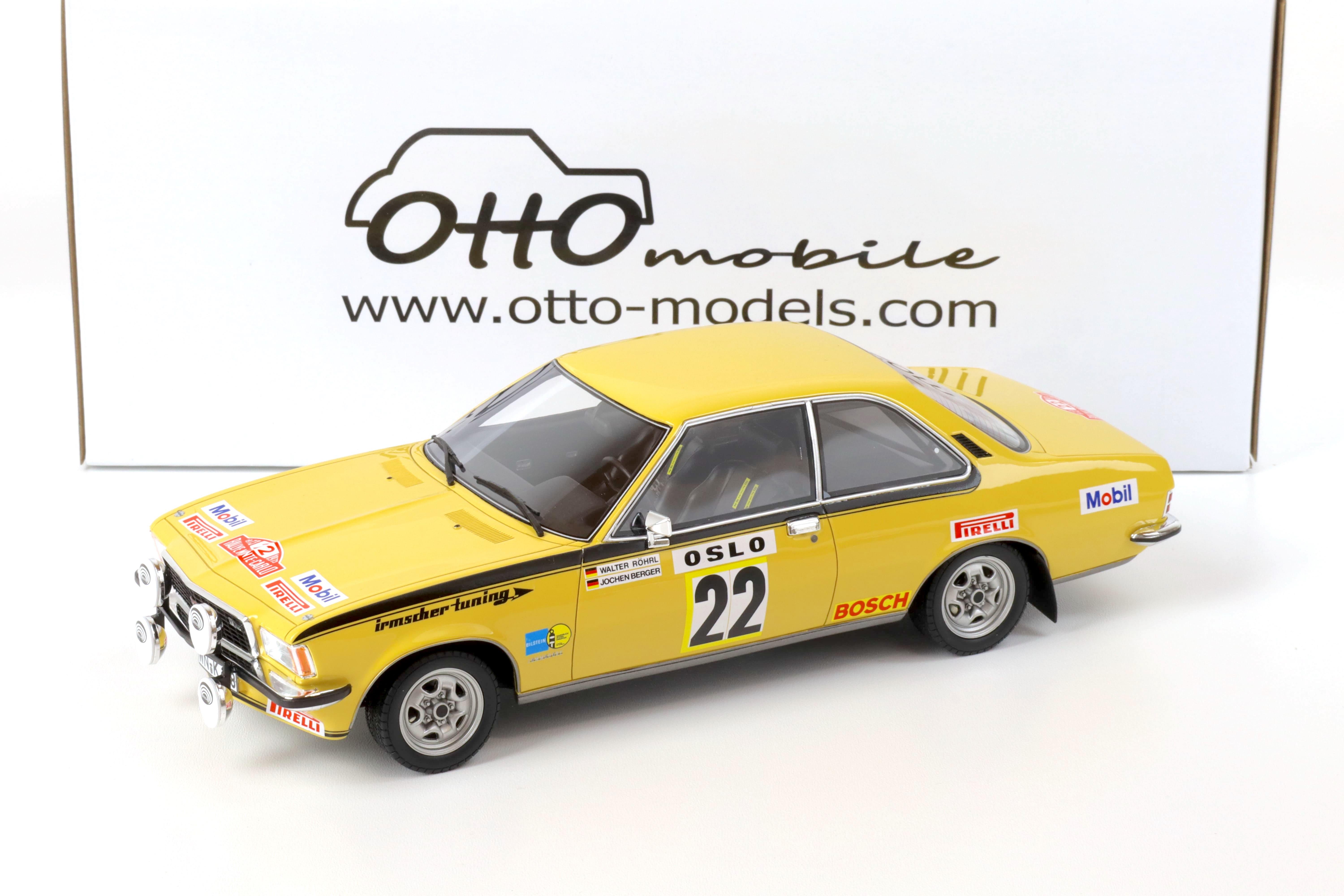 1:18 OTTO mobile OT933 Opel Commodore GS E #22 Rallye Monte Carlo 1973