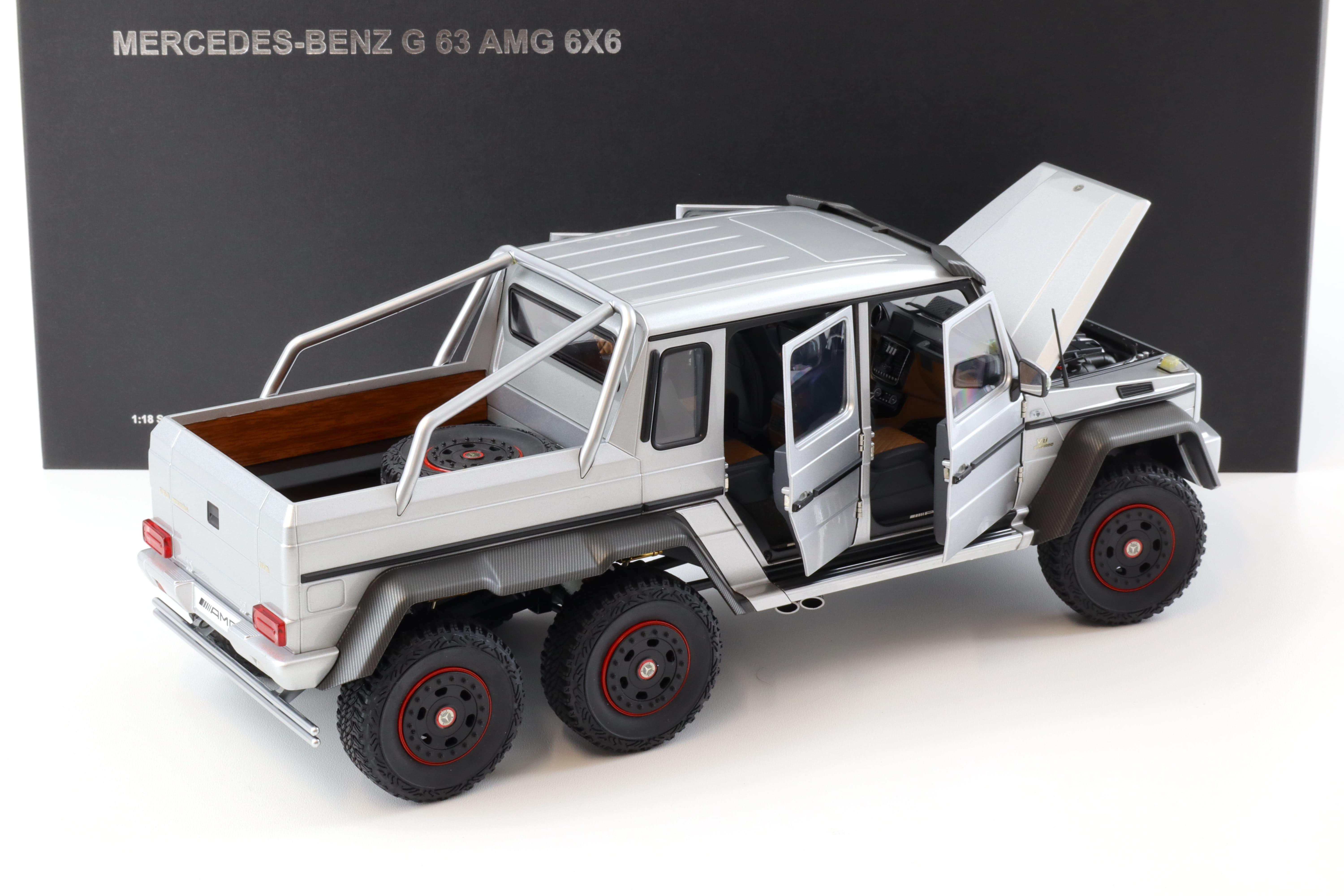 1:18 AUTOart 2013 Mercedes G63 AMG 6x6 Designo Iridium silver 76301