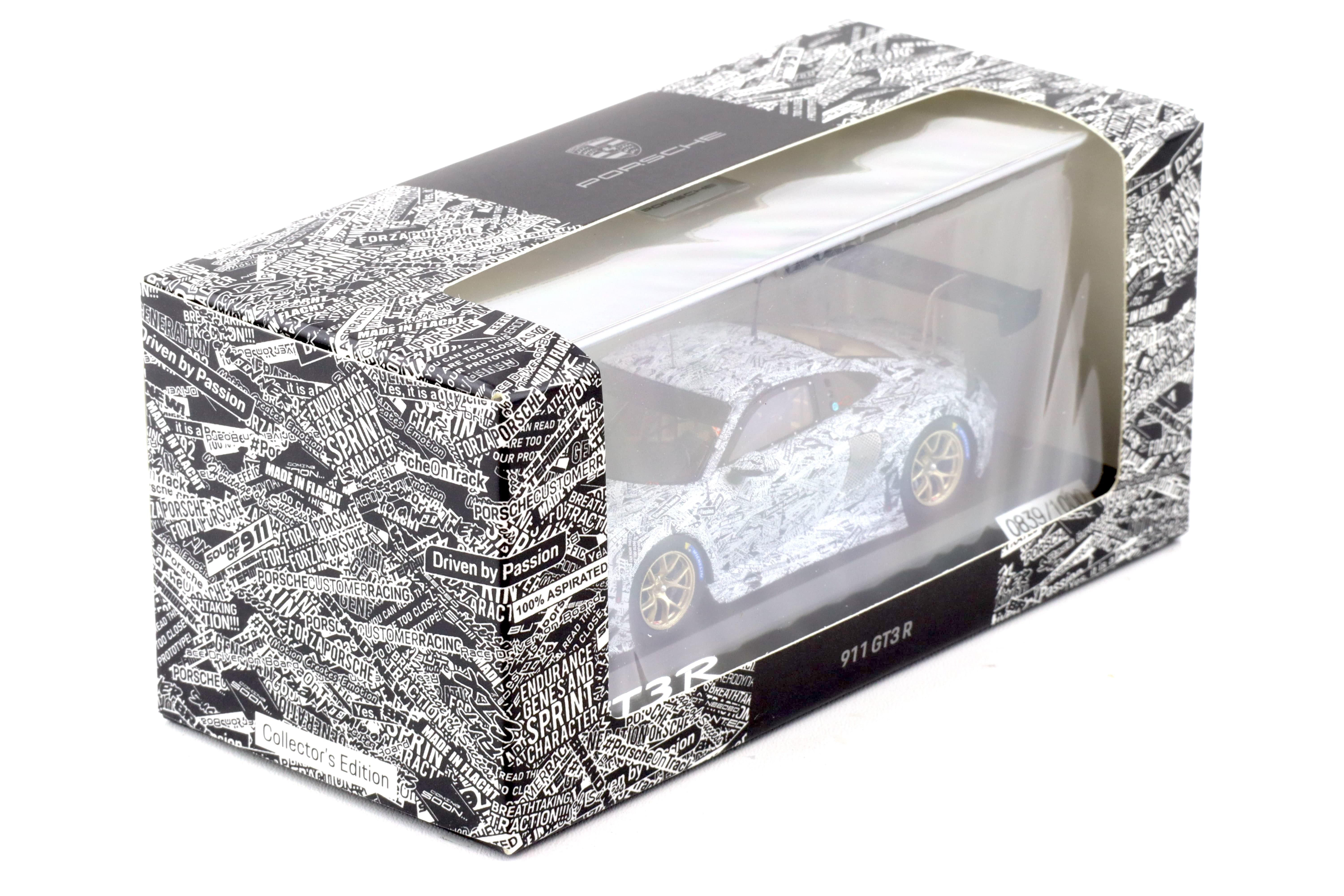 1:43 Spark Porsche 911 (992) GT3 R Testcar Erlkönig white/ black WAP DEALER