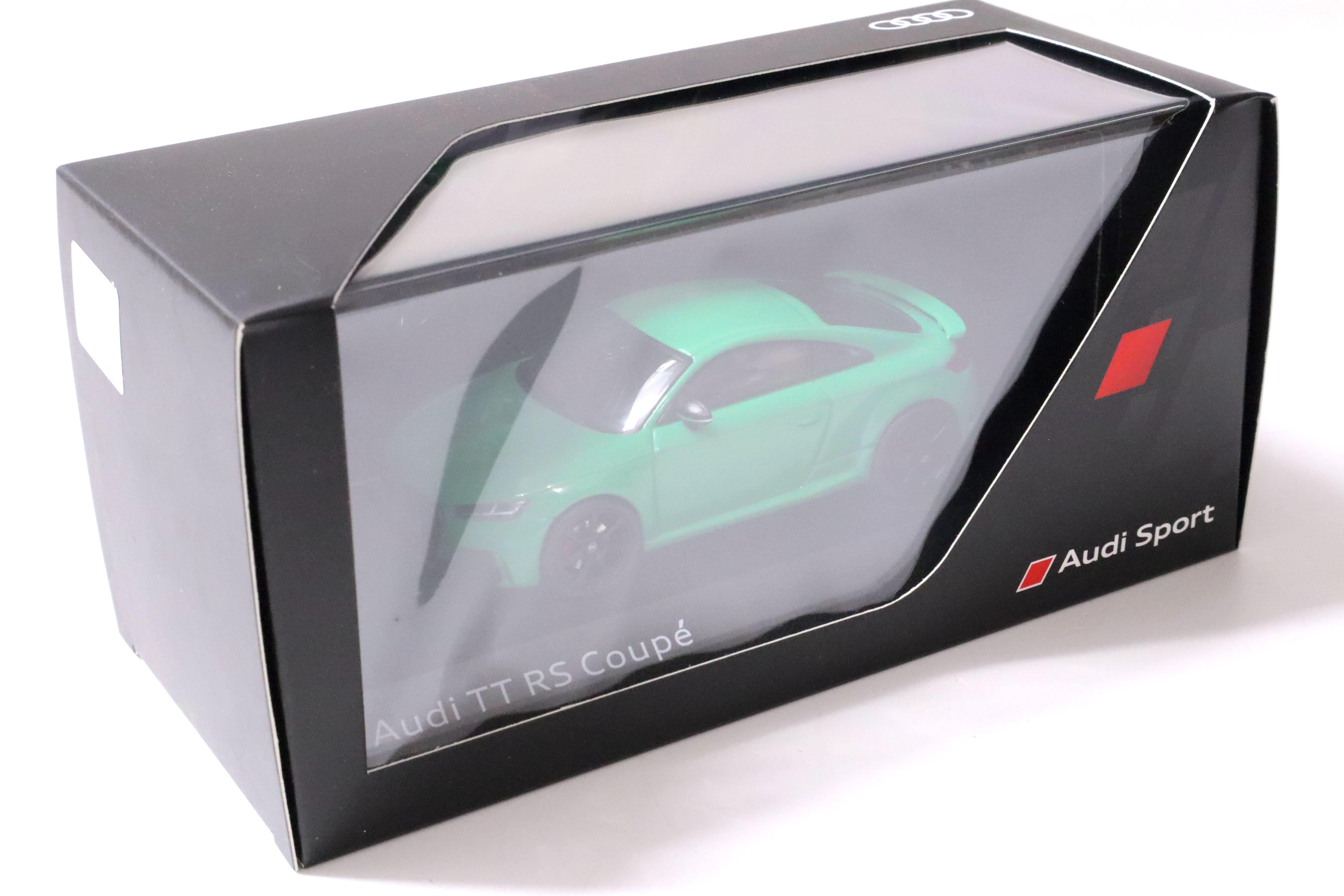 1:43 iScale Audi TT RS Coupe green DEALER VERSION