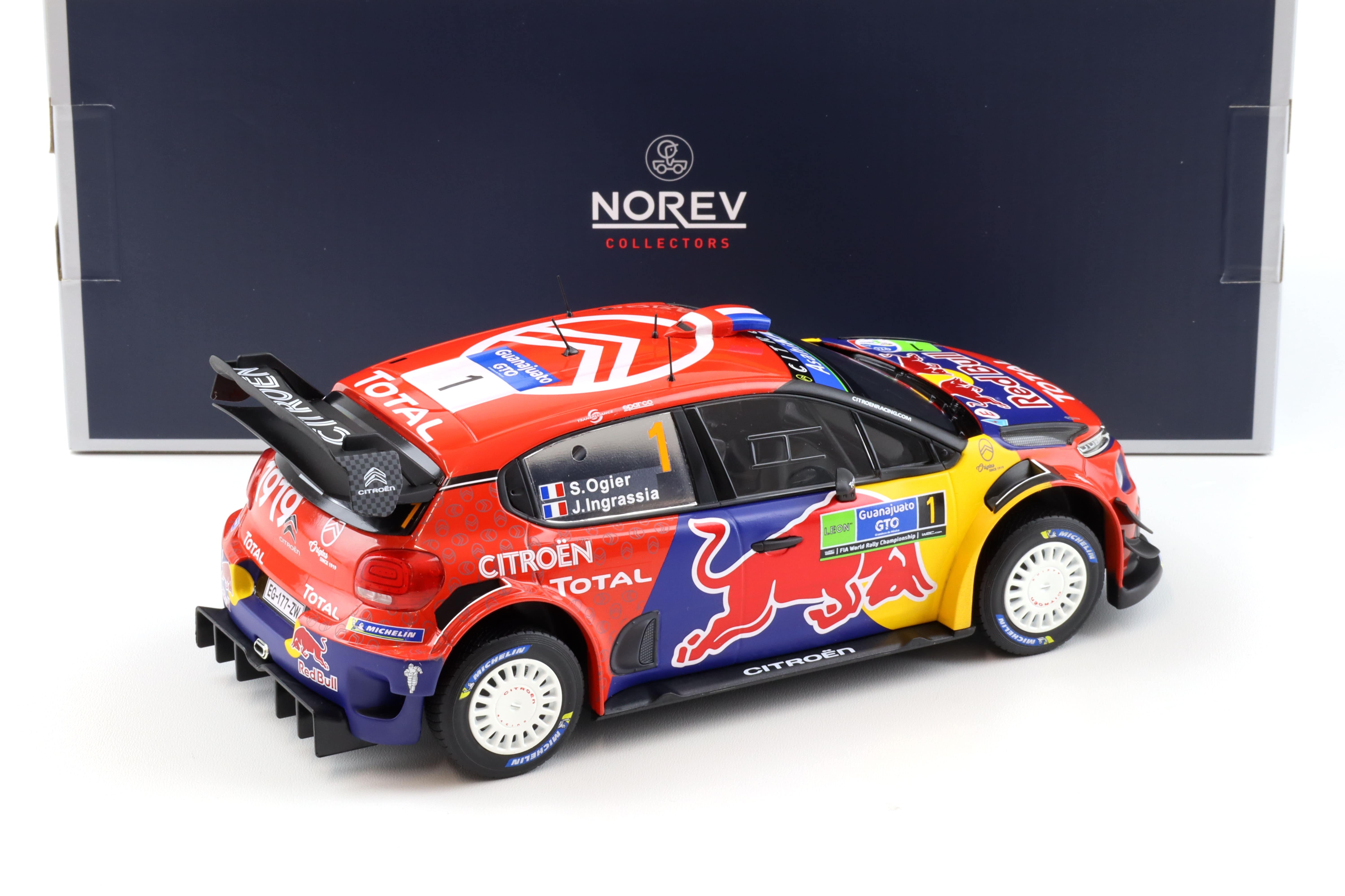 1:18 Norev Citroen C3 WRC 2019 Rally Mexico 2019 S.Ogier/J.Ingrassia #1 Red Bull 181646