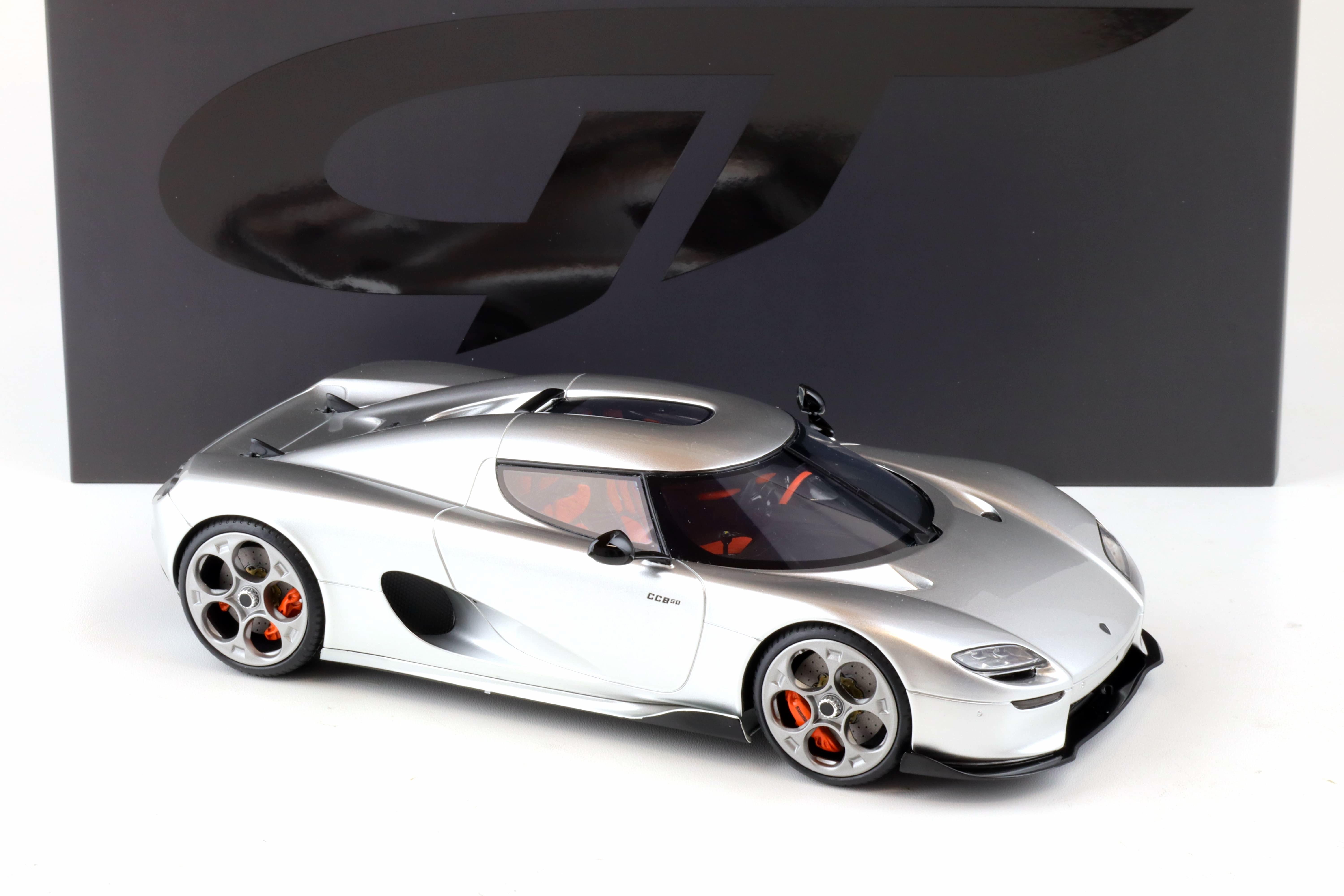 1:18 GT Spirit GT452 Koenigsegg CC850 Coupe 2023 Moon silver metallic