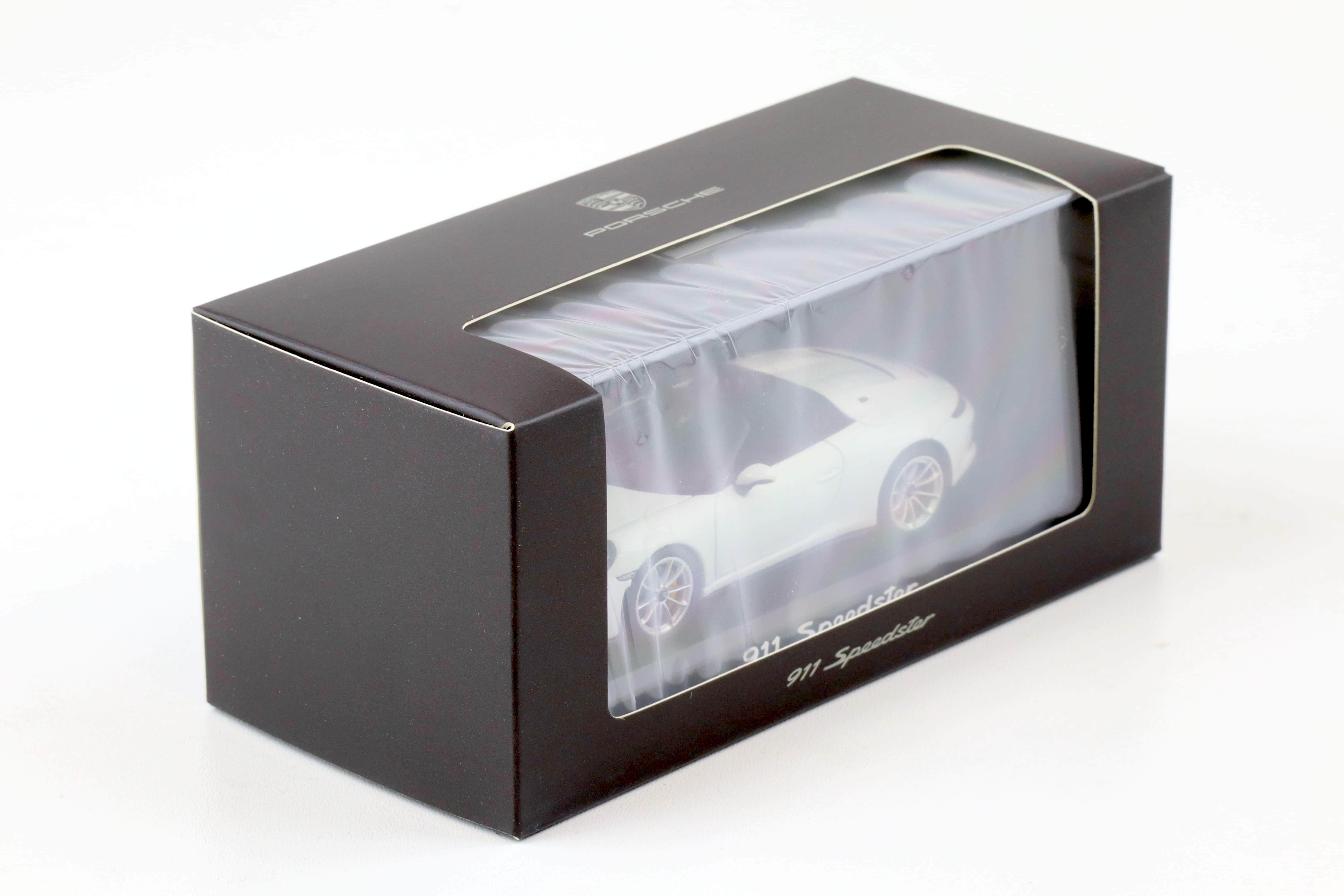 1:43 Spark Porsche 911 (991) Speedster 2019 white WAP DEALER VERSION