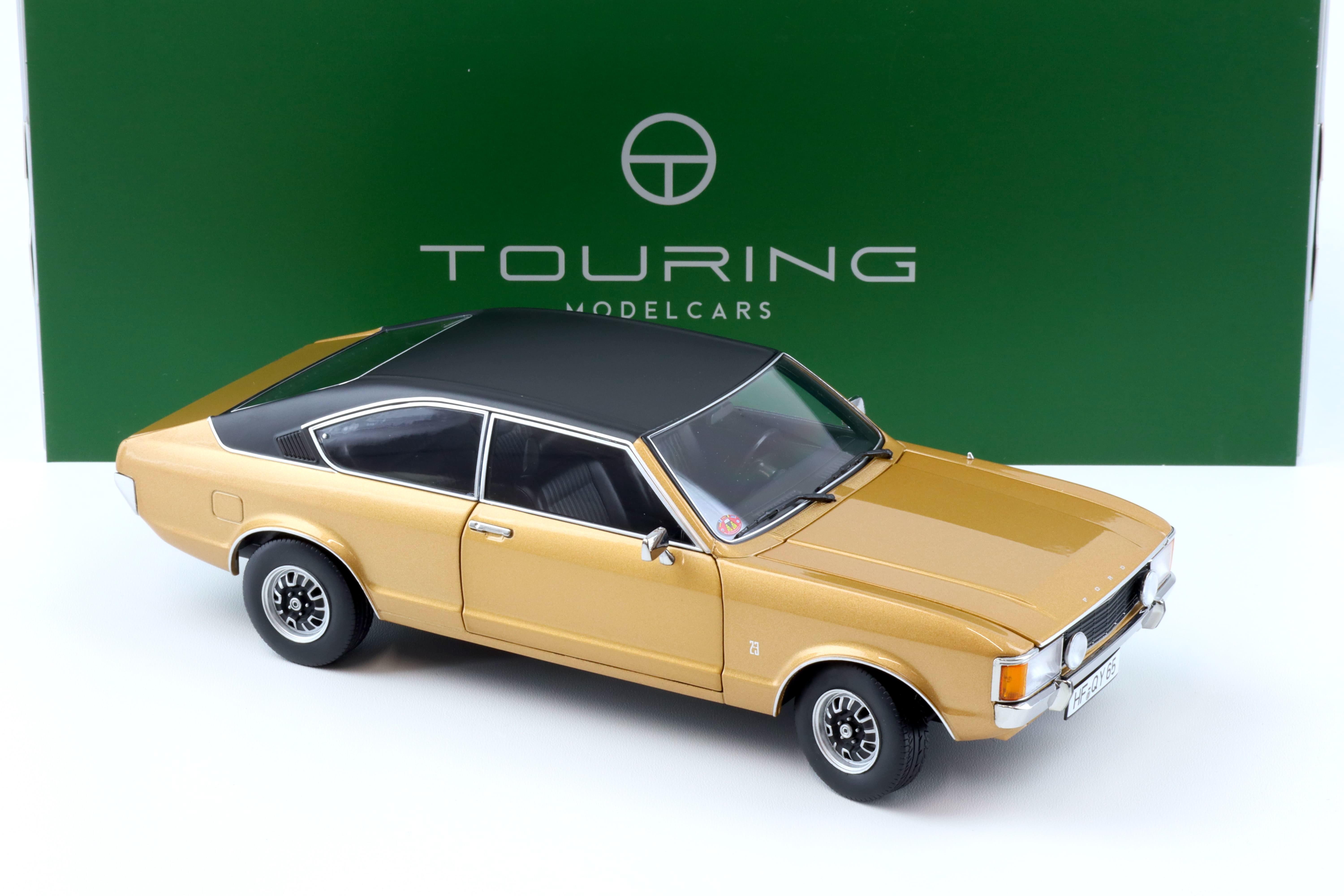 1:18 Touring Modelcars Ford Granada Consul Coupe 2. Series Arizona gold 1975